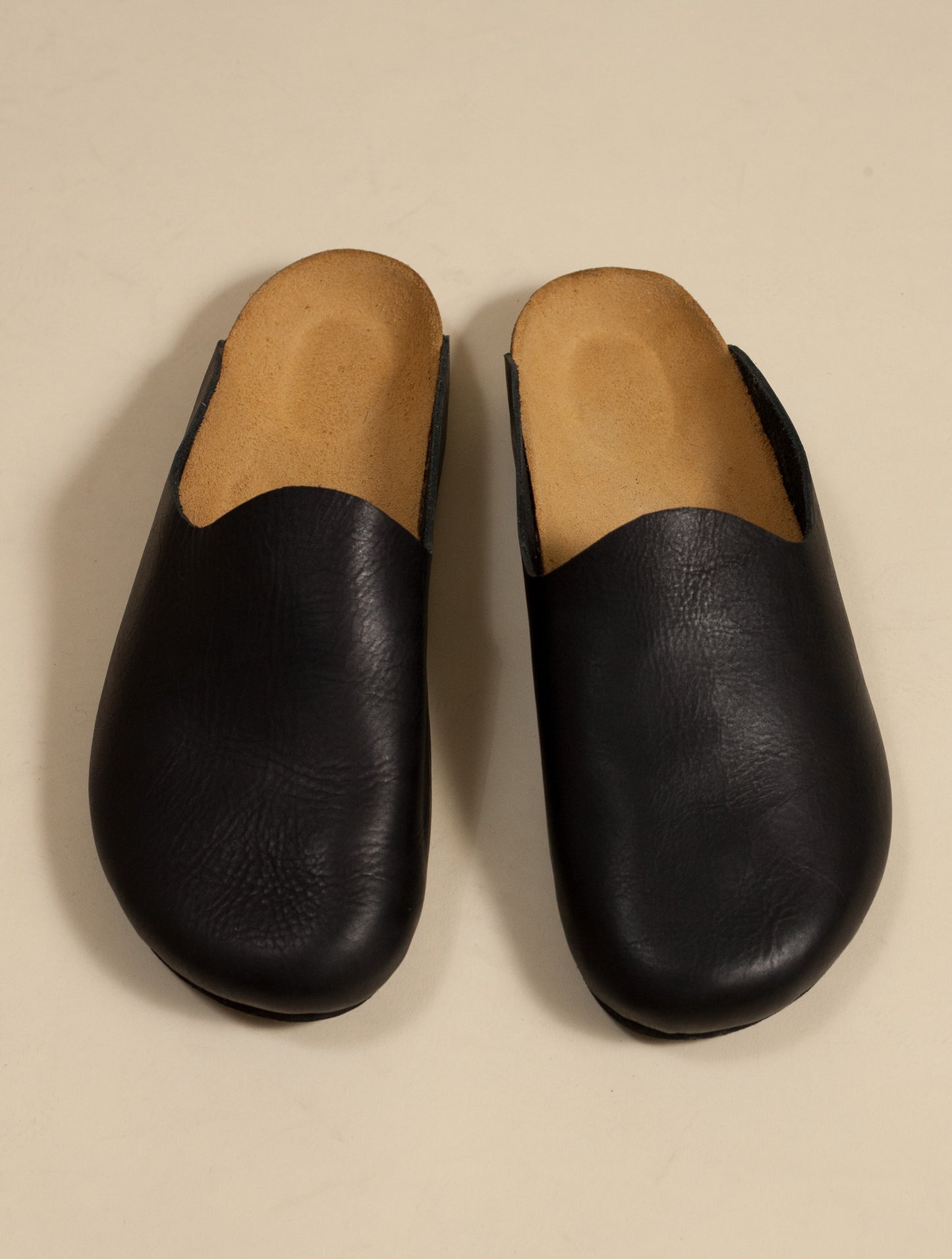 Leather Mule-Black