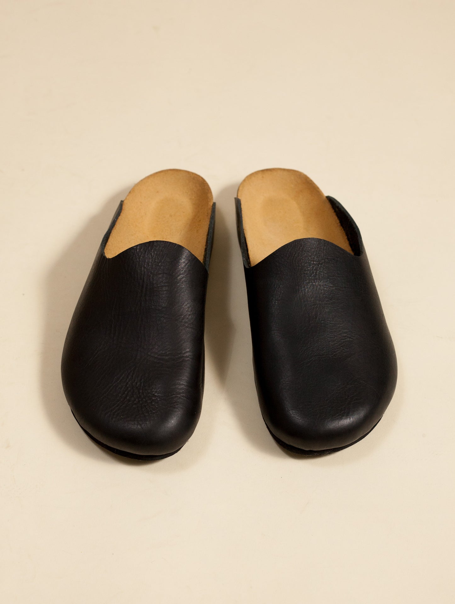 Leather Mule-Black