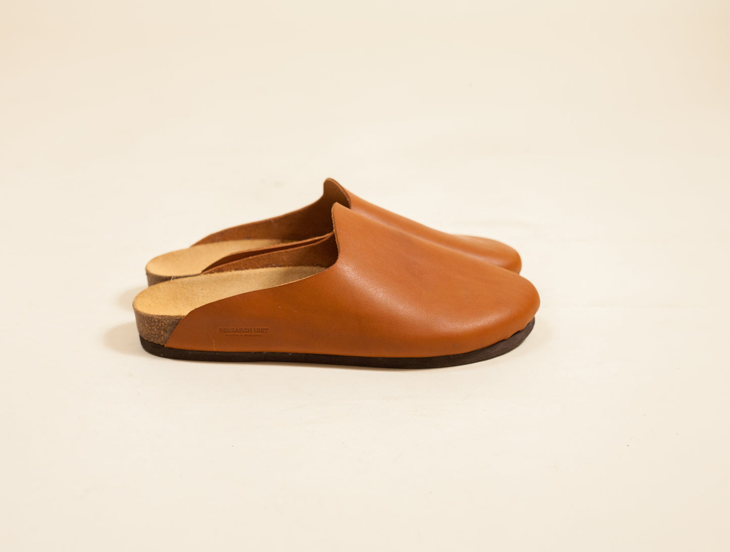 Leather Mule-Tan