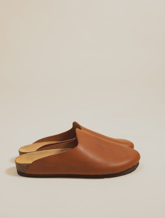 Leather Mule-Tan