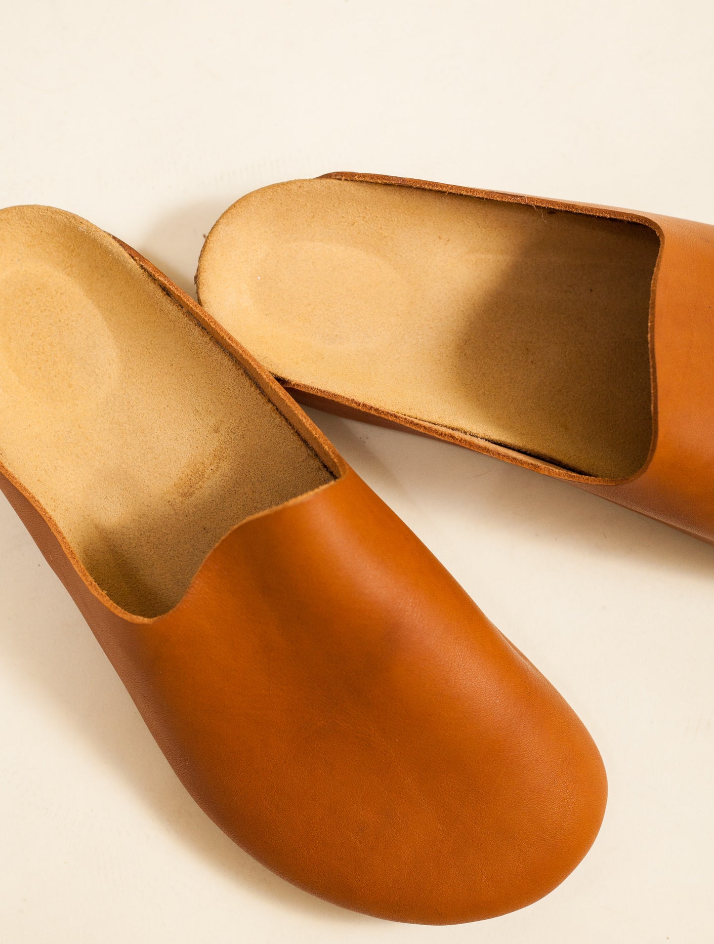 Leather Mule-Tan