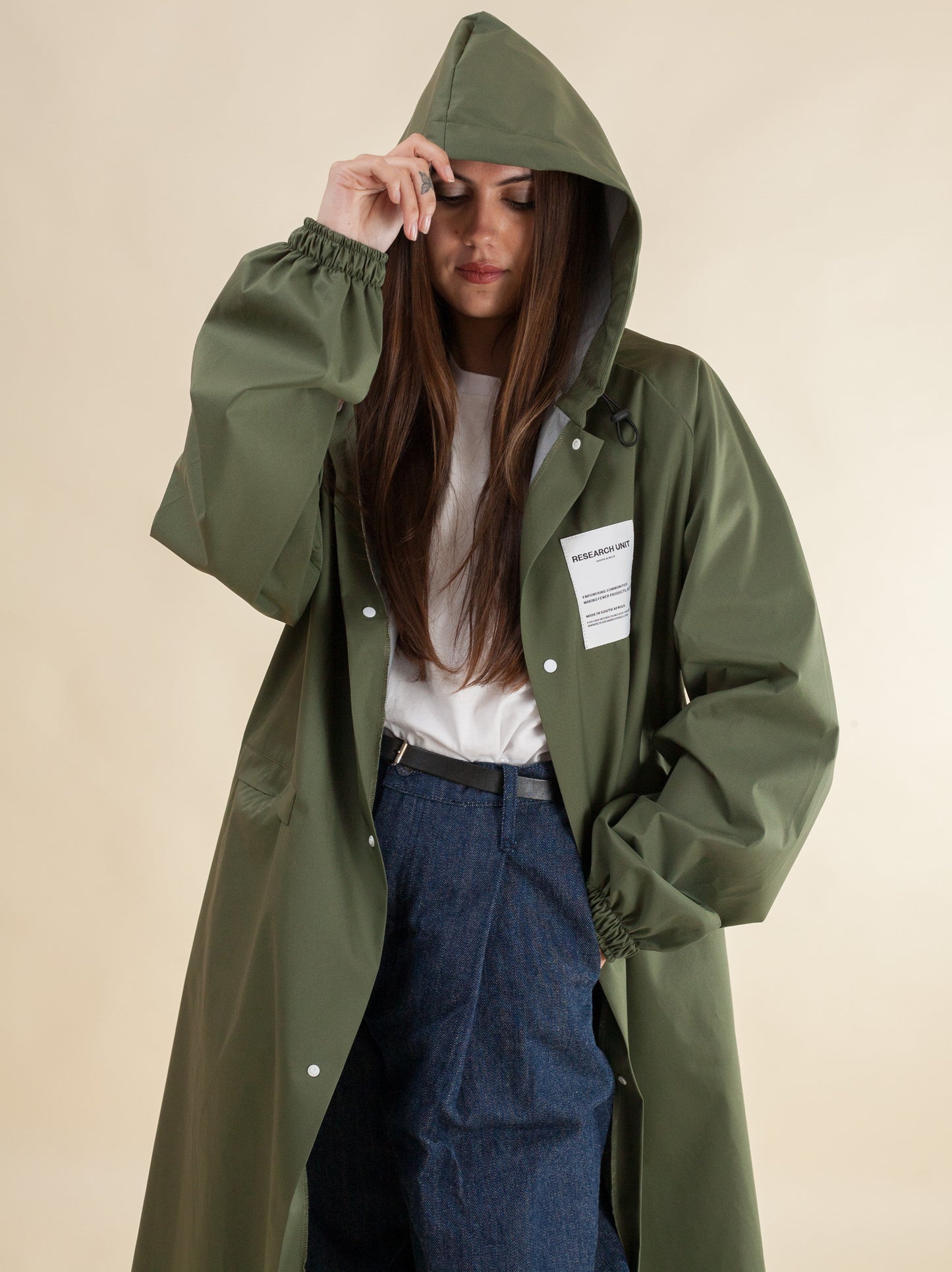 Waterproof Raincoat (Sage)