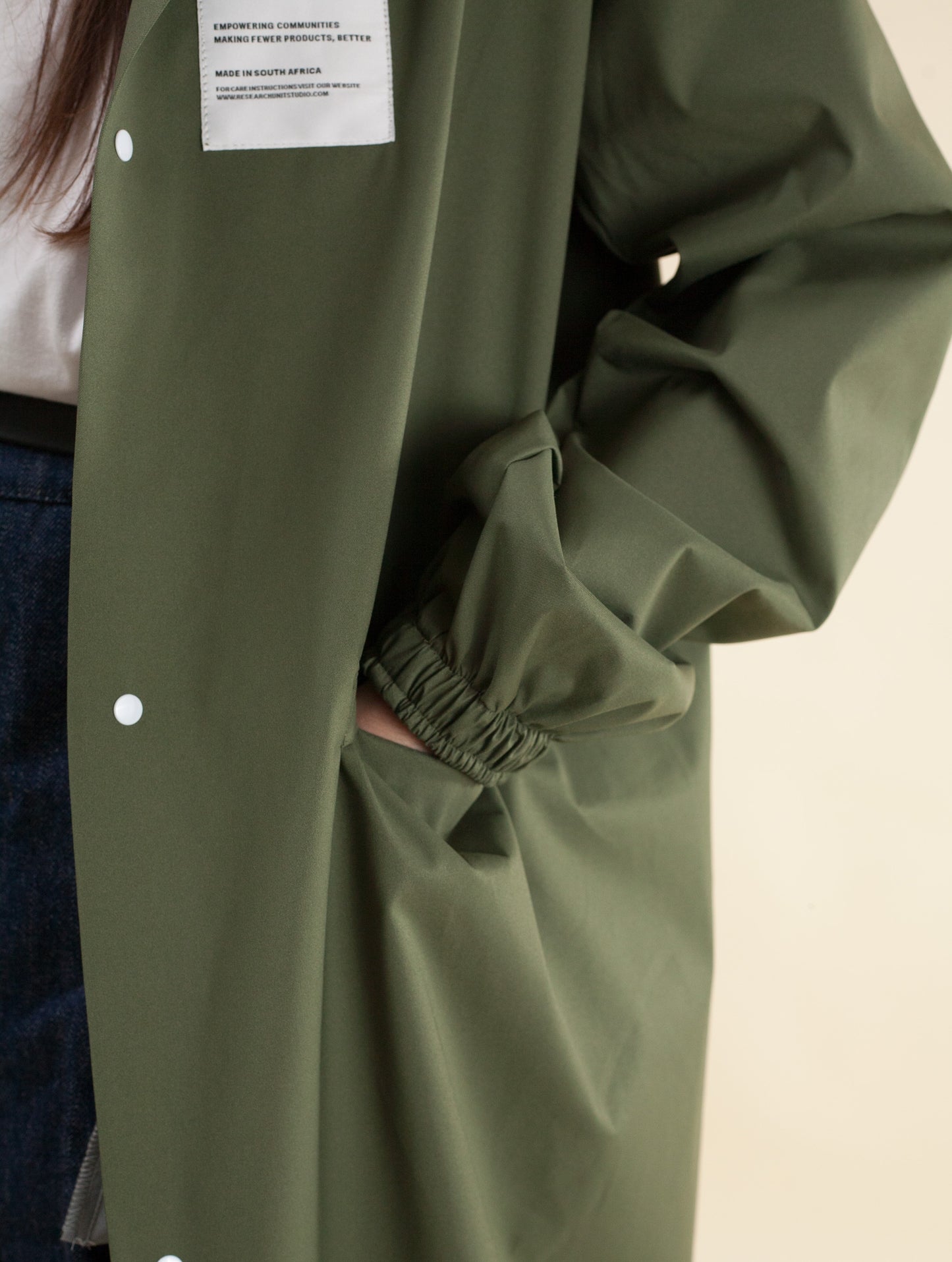 Waterproof Raincoat (Sage)