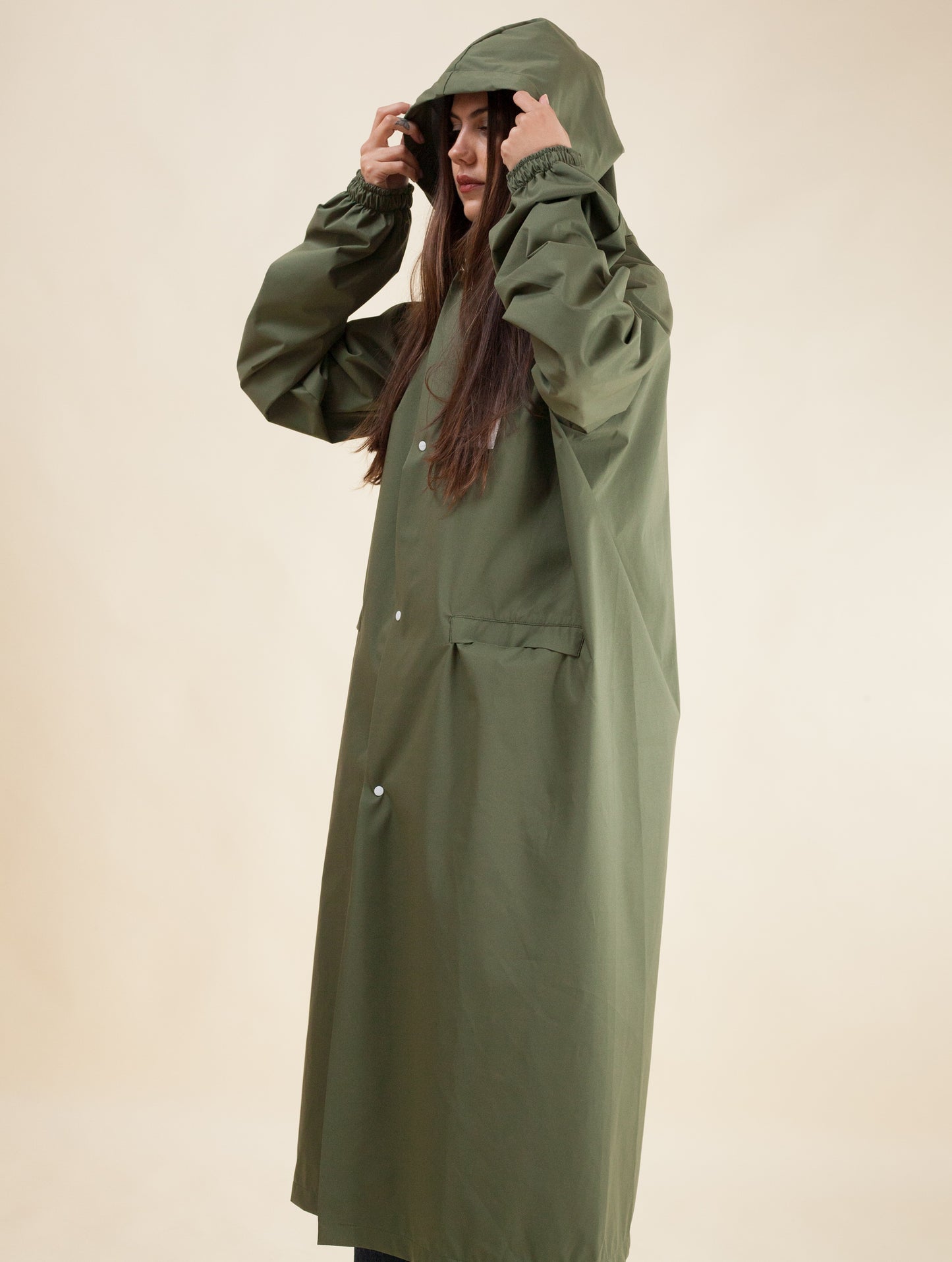 Waterproof Raincoat (Sage)