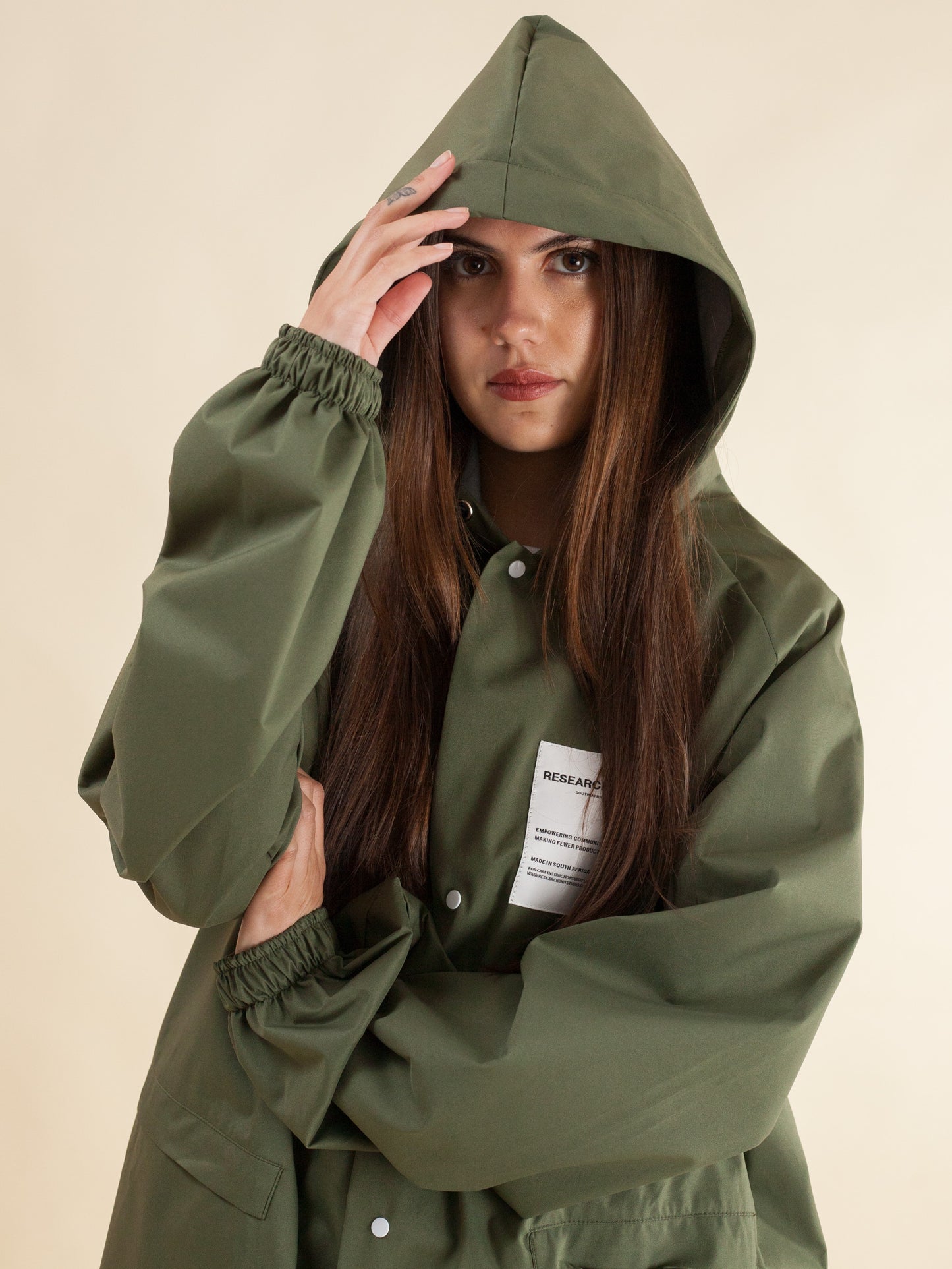 Waterproof Raincoat (Sage)