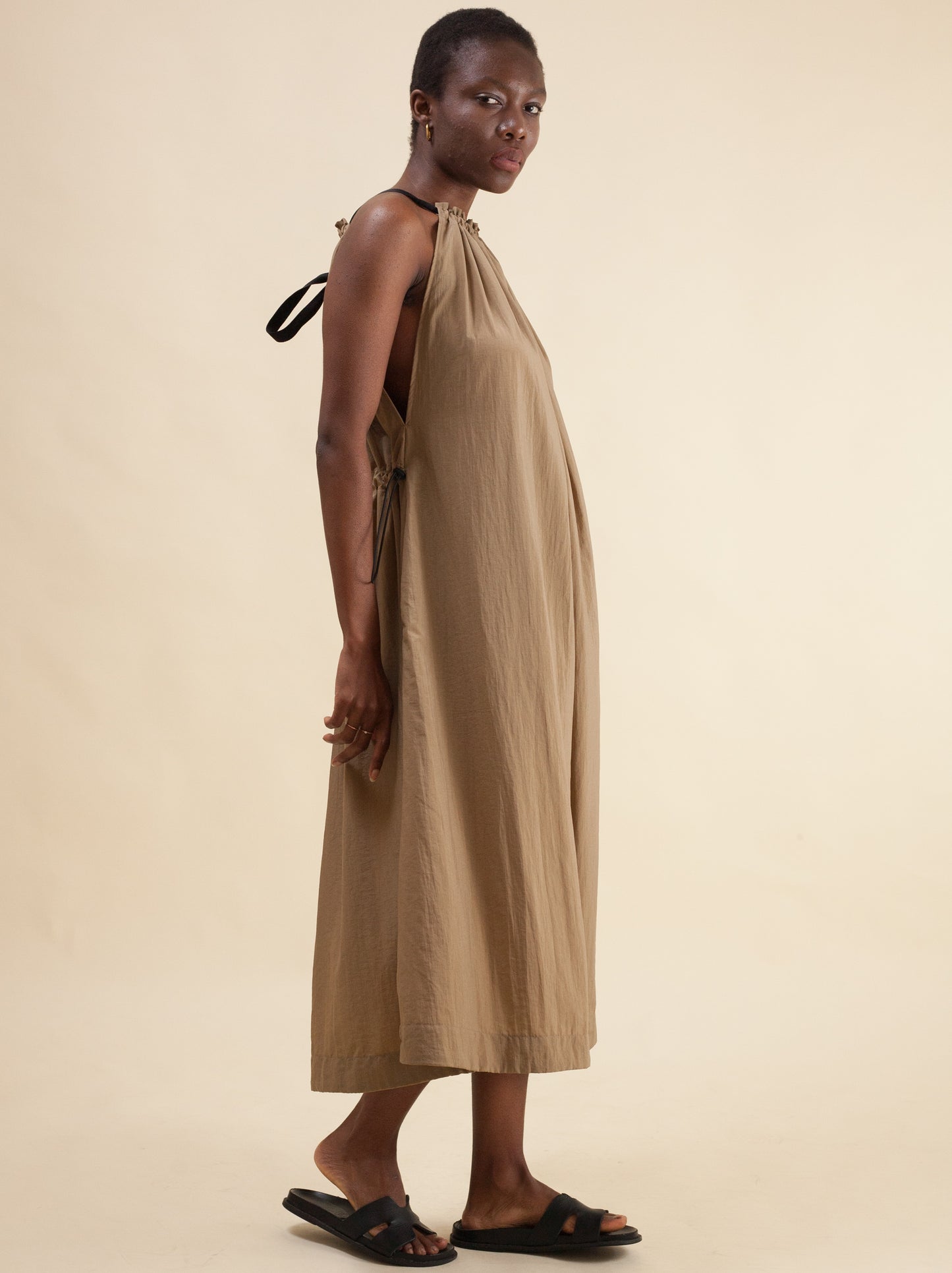 Halter Dress (Pebble Stone)