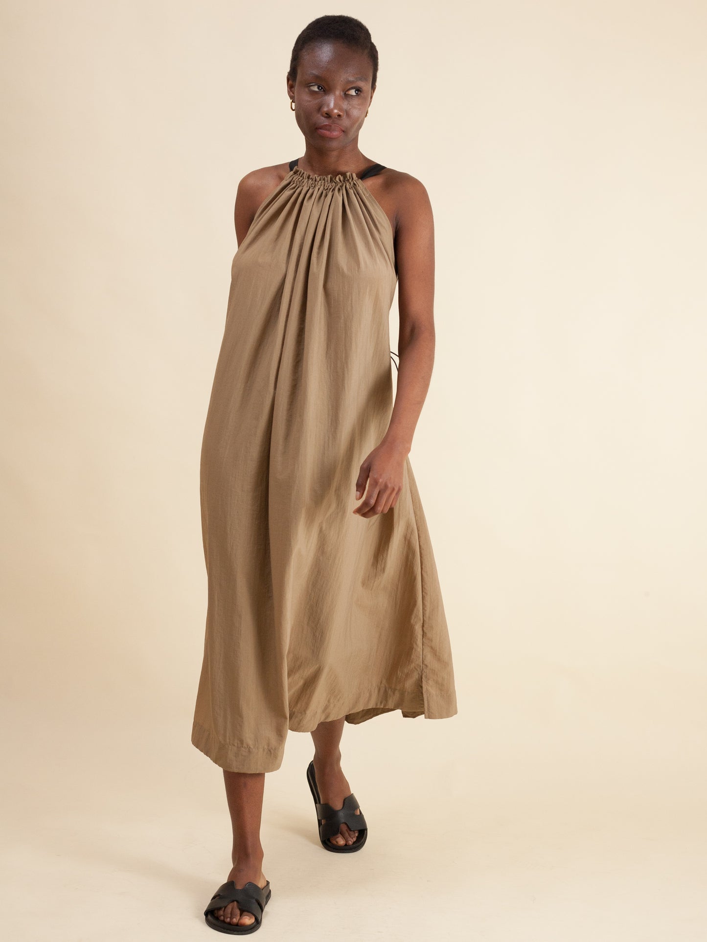 Halter Dress (Pebble Stone)