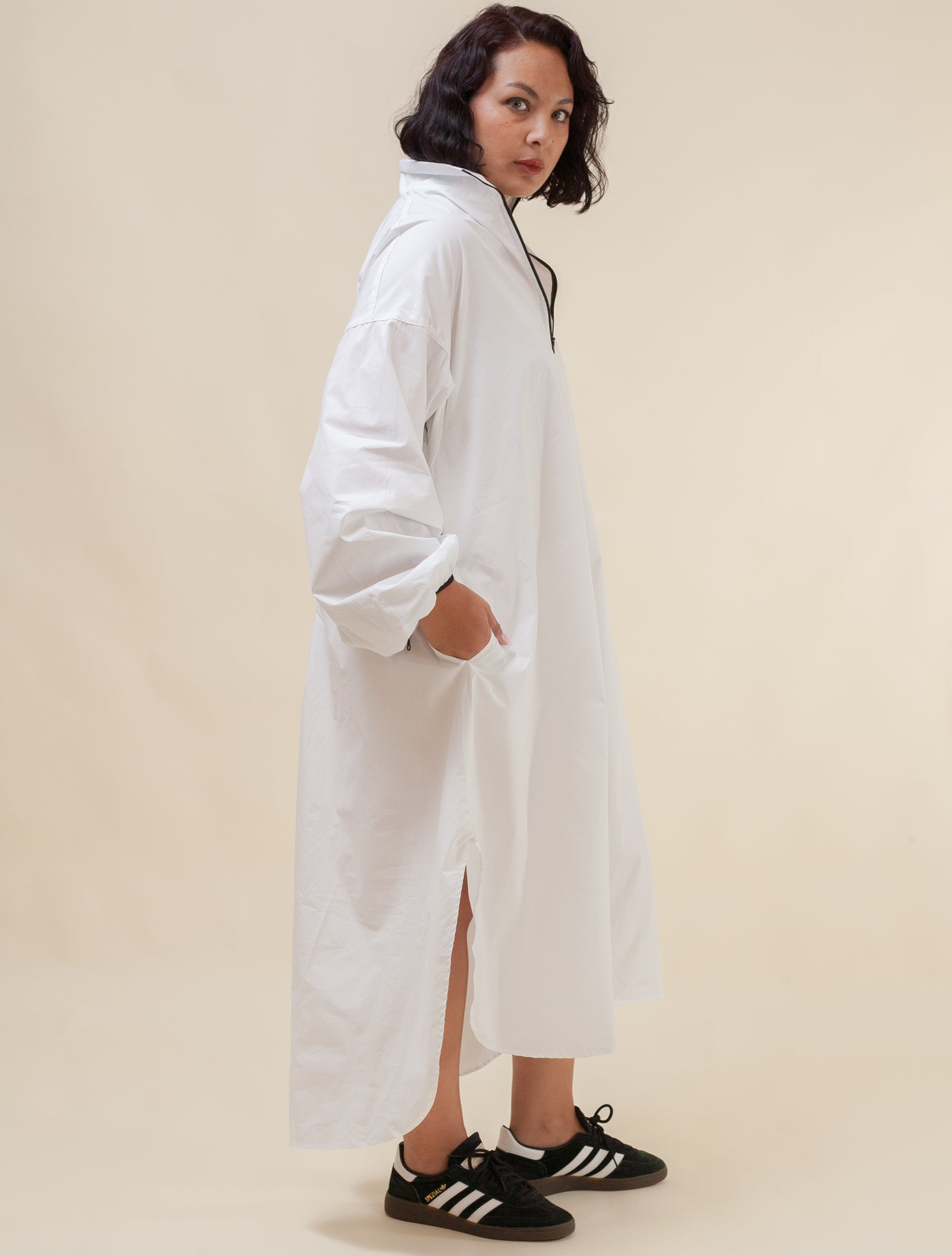 Asia Dress Cotton Poplin (White)