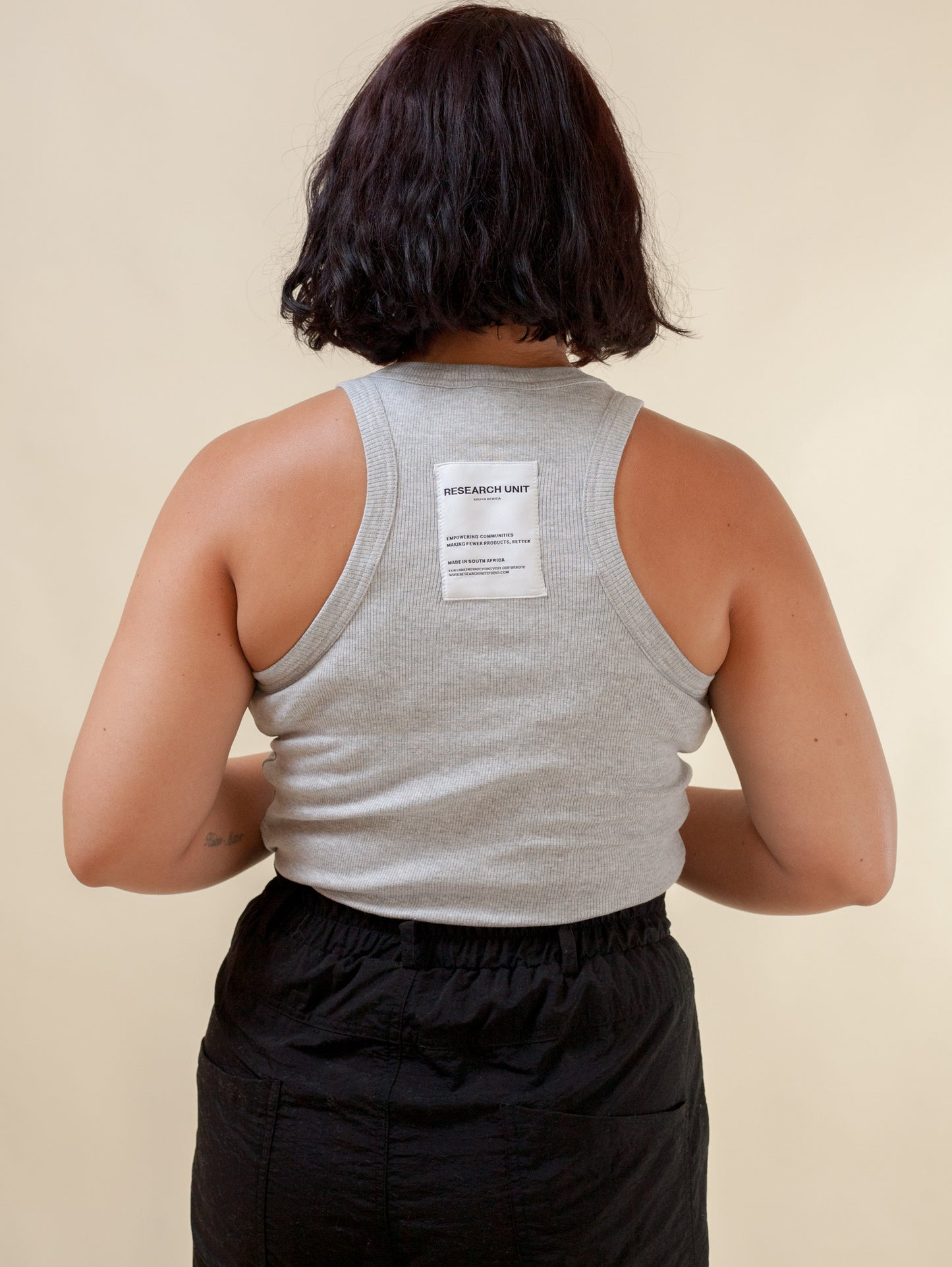 Ribbed Vest (Malange Grey)
