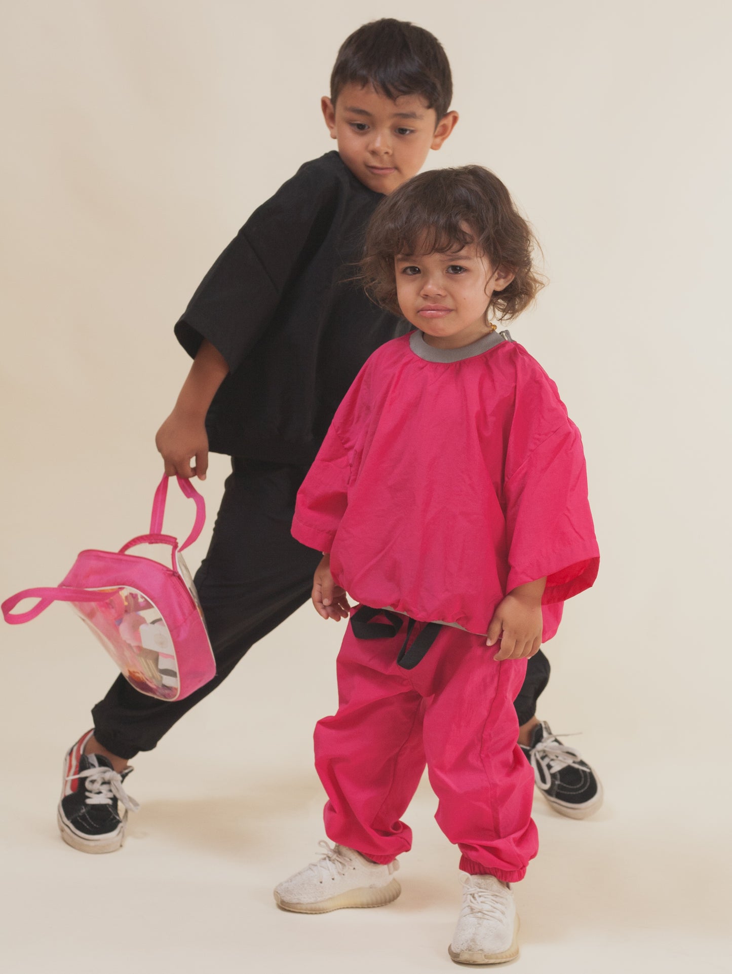 Oversized Kids set- Pink