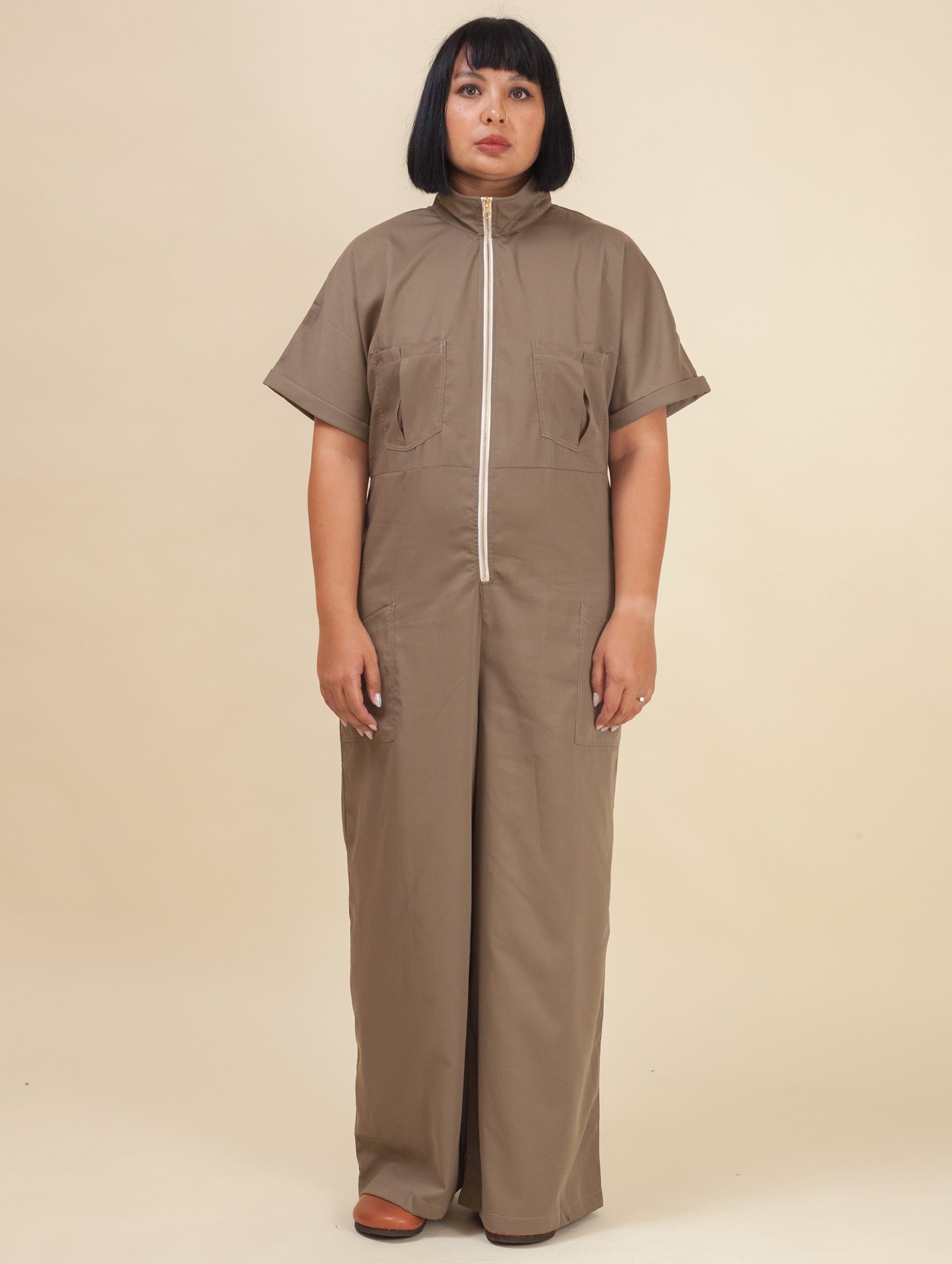Aviation Jumpsuit (Olive)