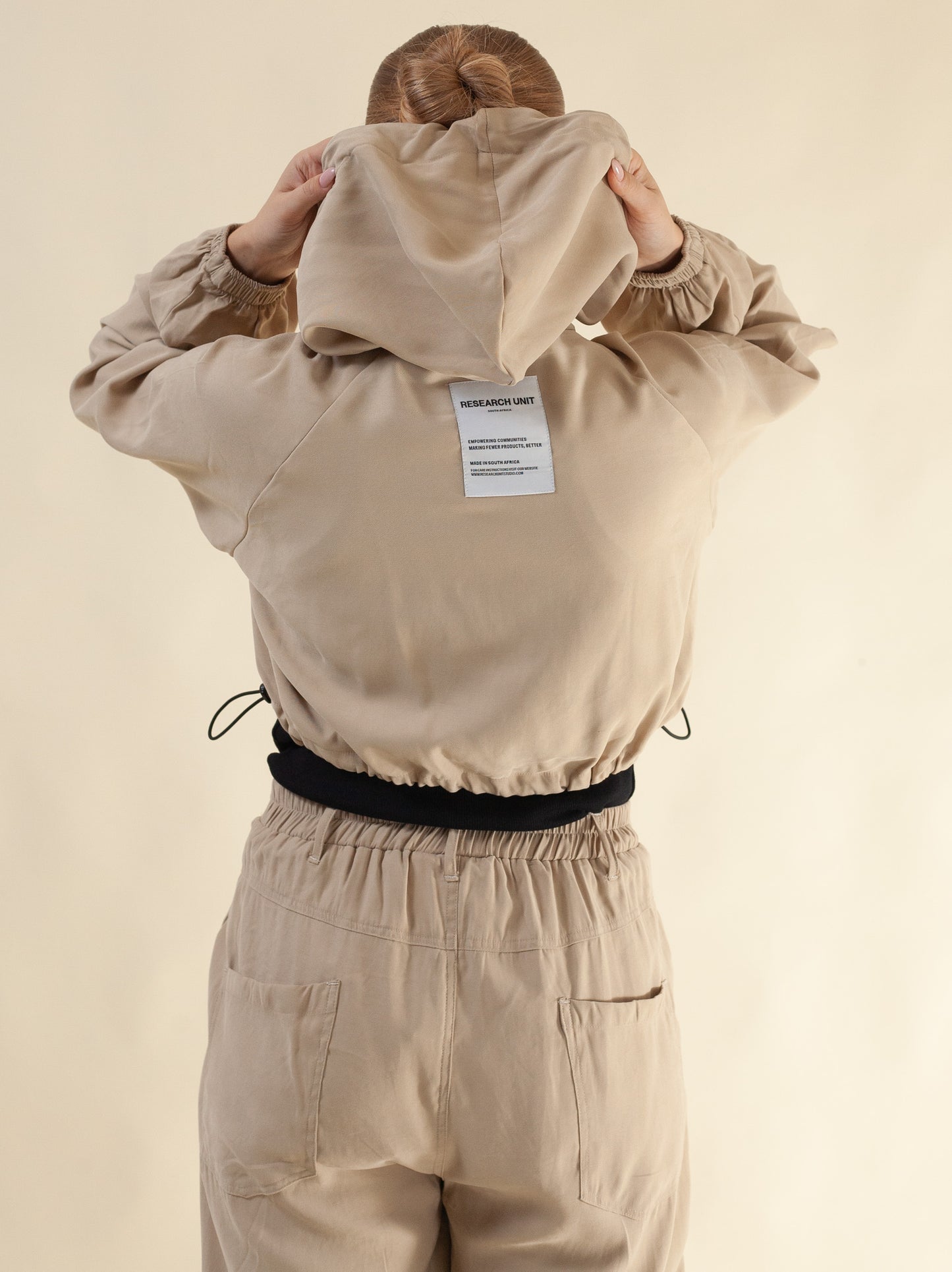 Keiko Cropped Tensel Jacket (Butter Toffee)