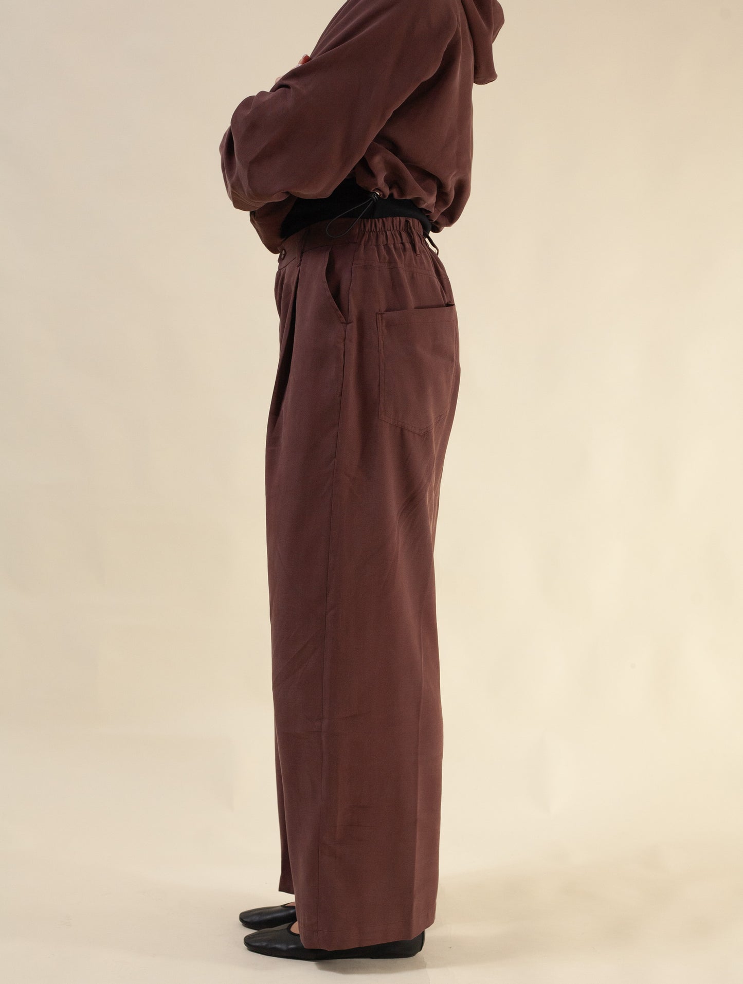 Shibuya Pants Tensel Twill (Beetroot)