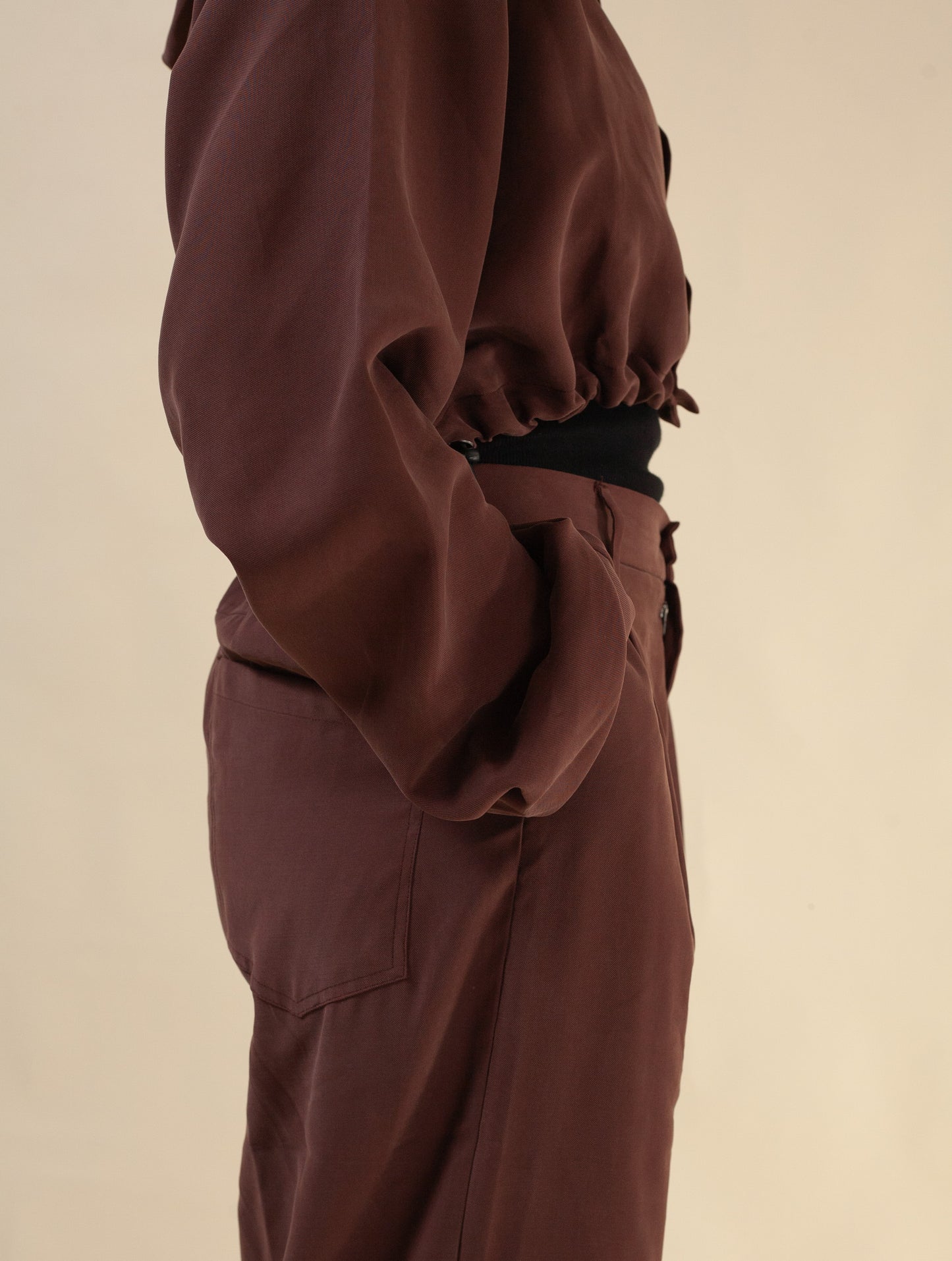 Shibuya Pants Tensel Twill (Beetroot)