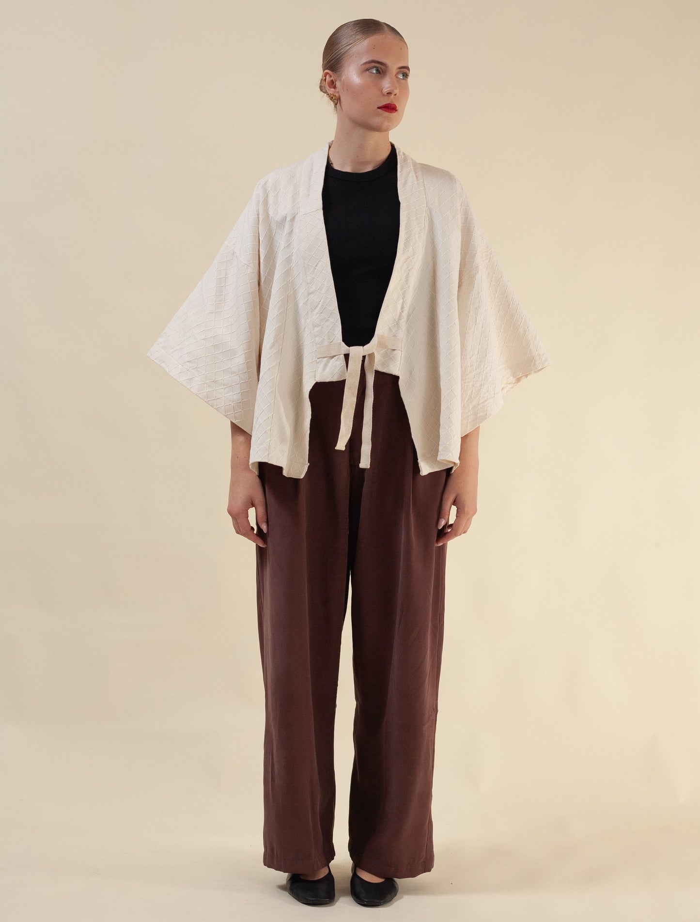 Kimono Limited (Cream Honeycomb)