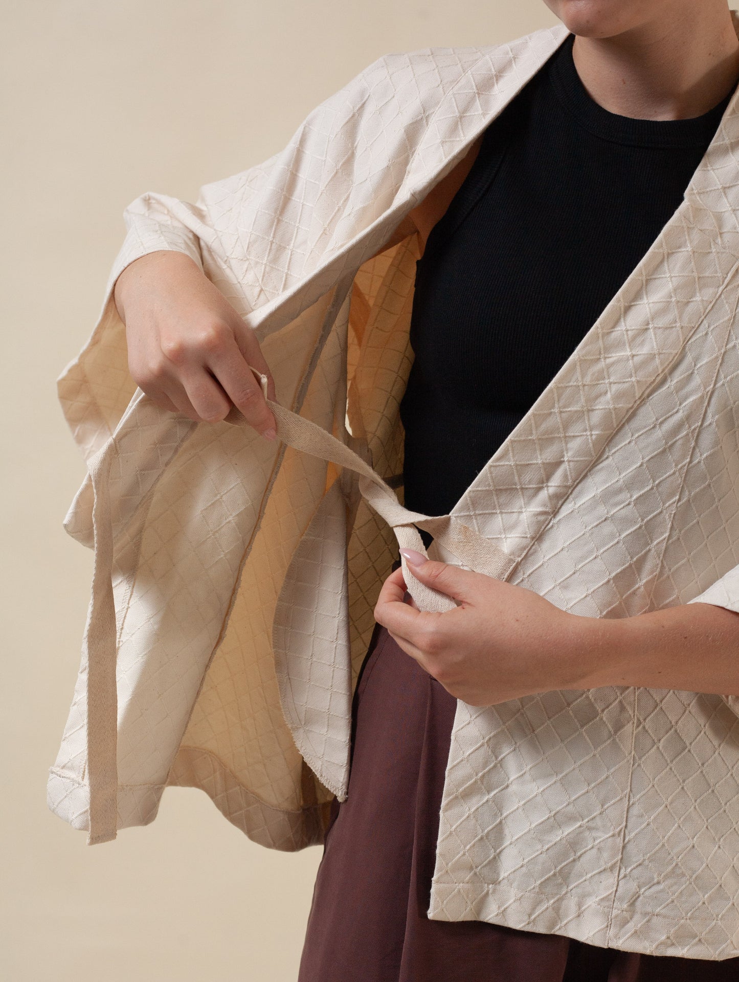 Kimono Limited (Cream Honeycomb)