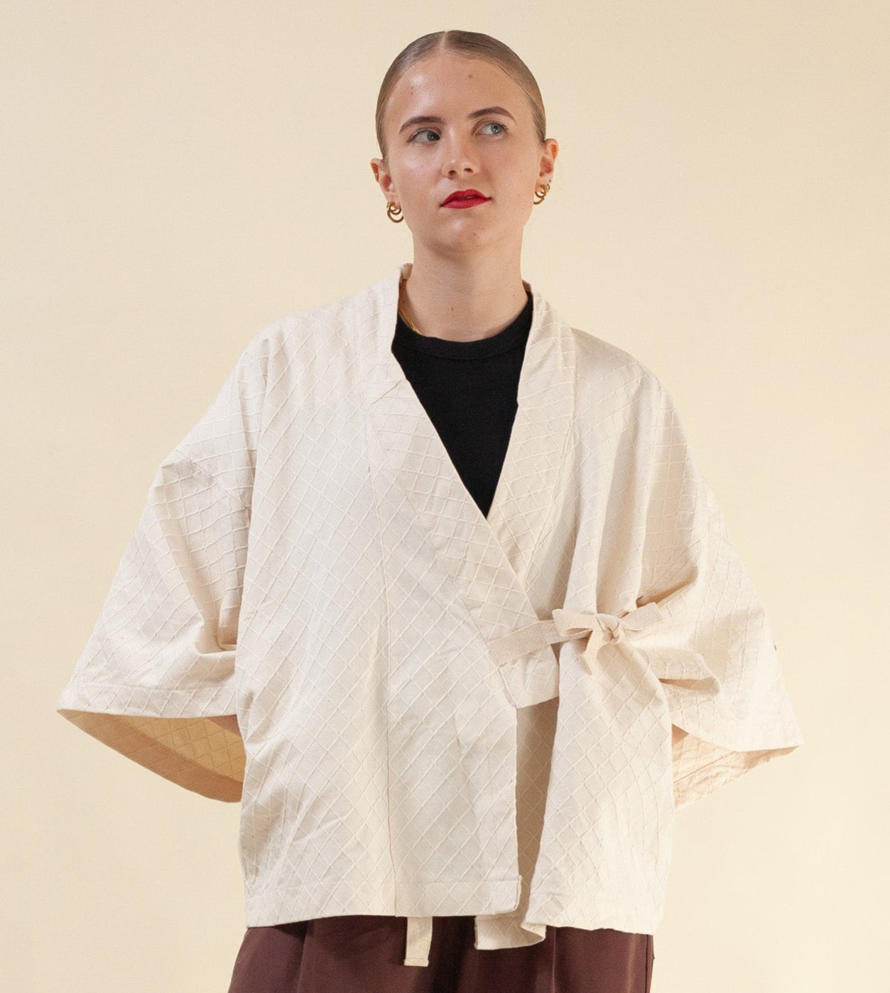 Kimono Limited (Cream Honeycomb)