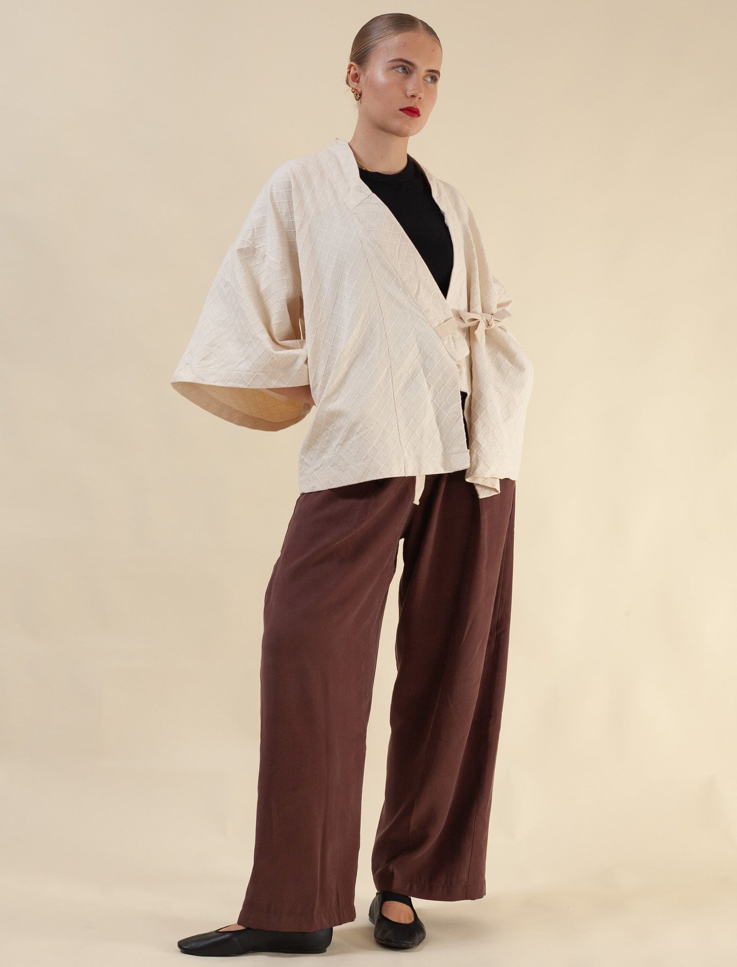 Kimono Limited (Cream Honeycomb)