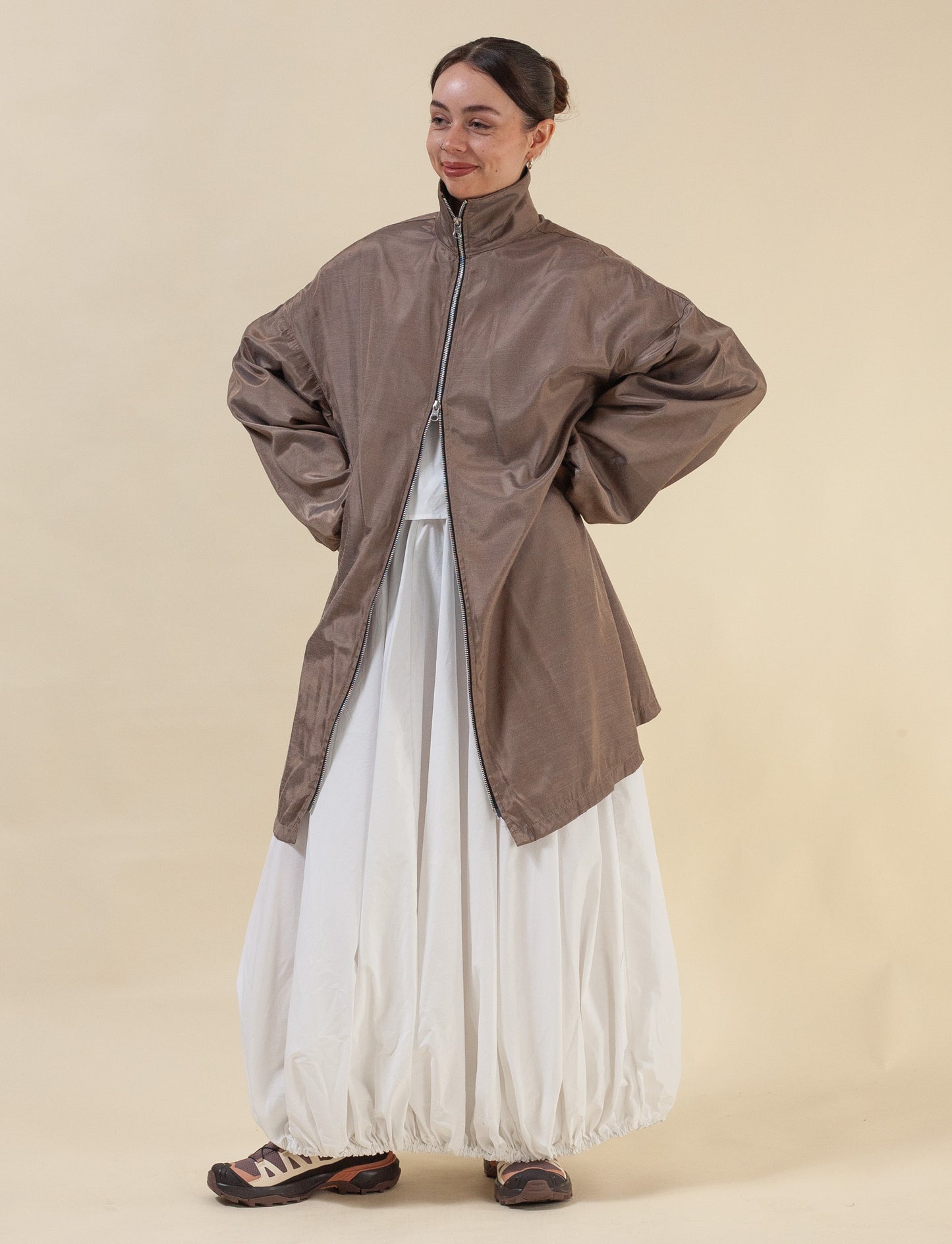 Ginza Skirt ( White Poplin )