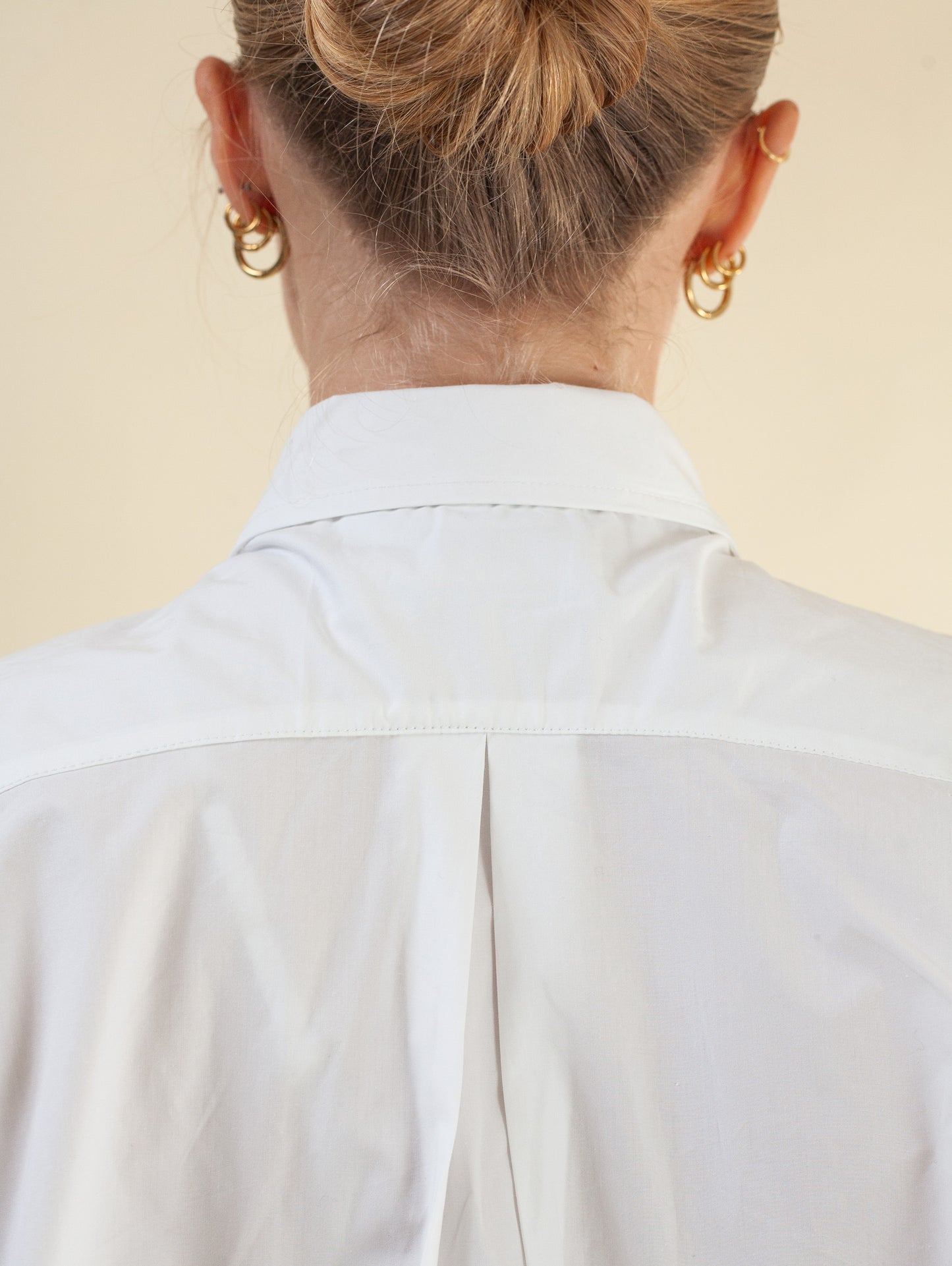 Mid-Length Shirt ( White Cotton)