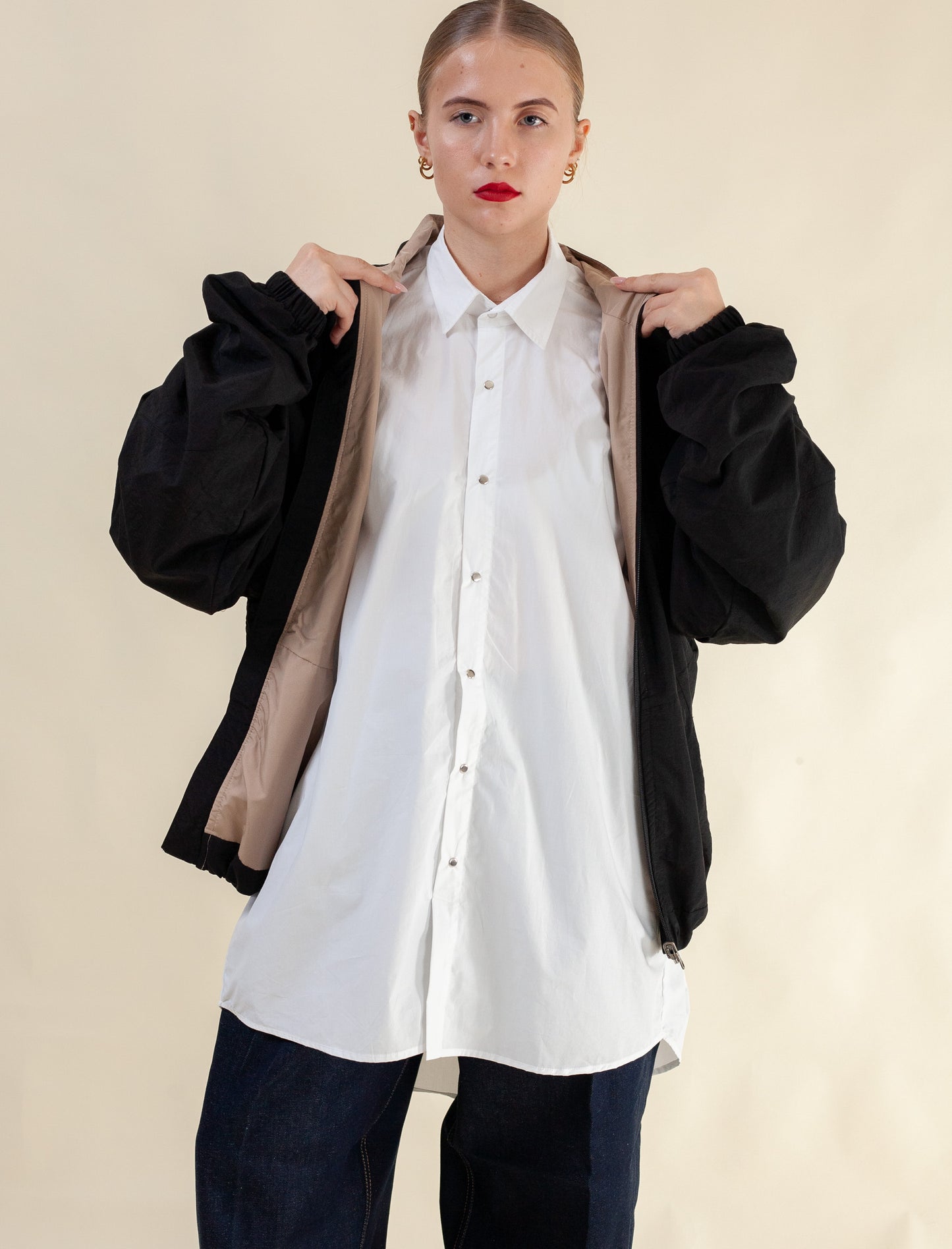 Oversized Reversible Jacket (Top Deck)