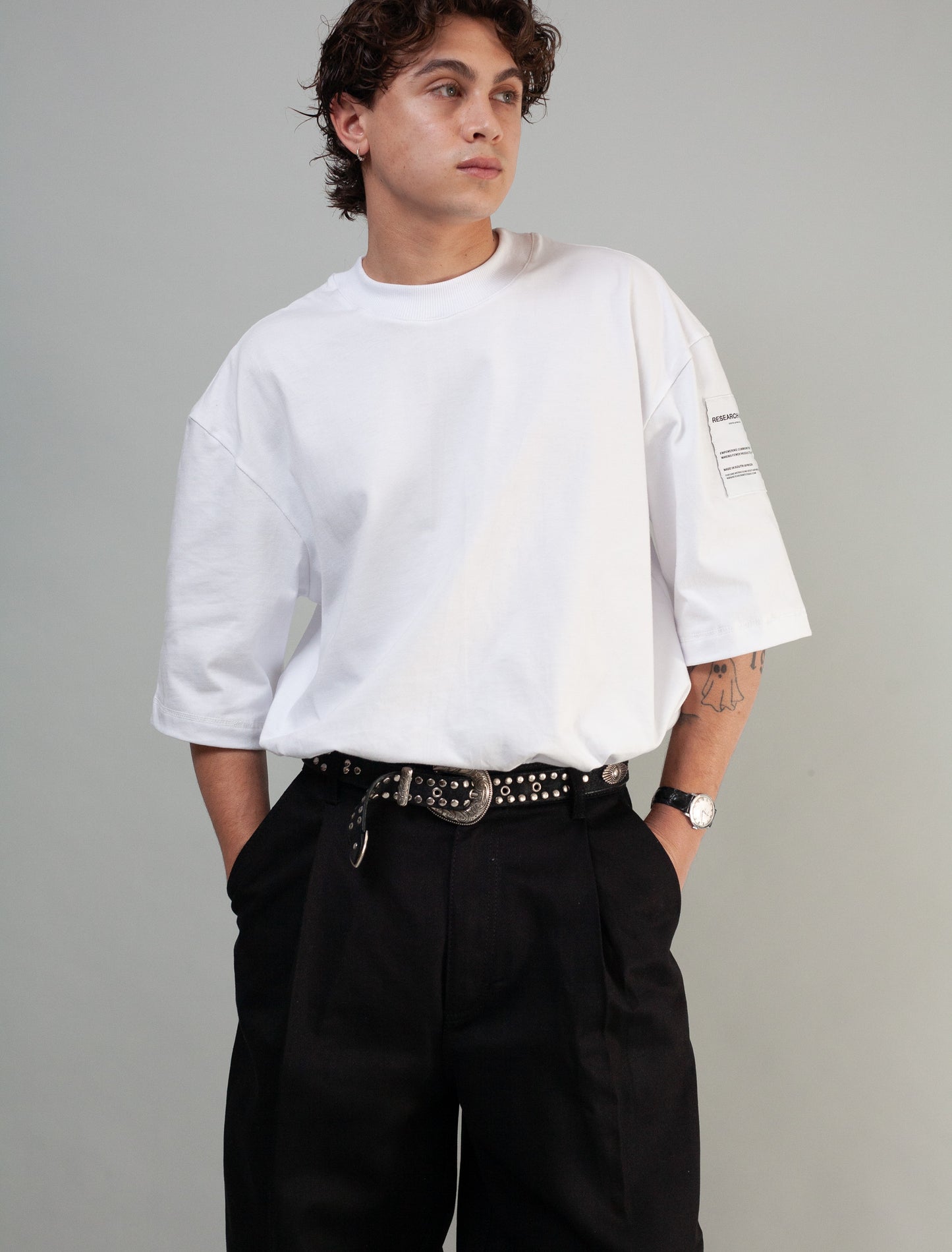 Ryo Oversized T-Shirt ( White )