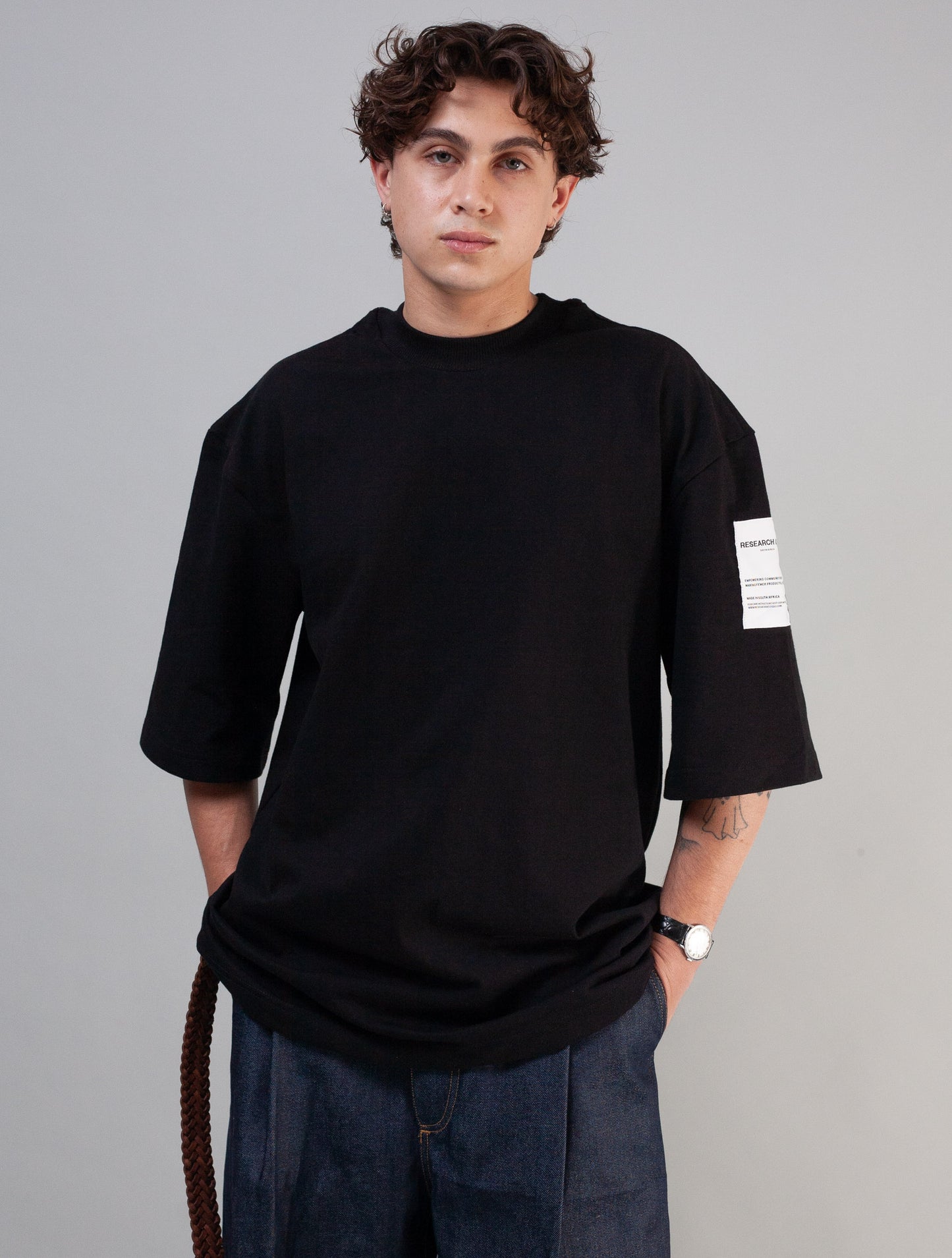 Ryo Oversized T-Shirt ( Black )