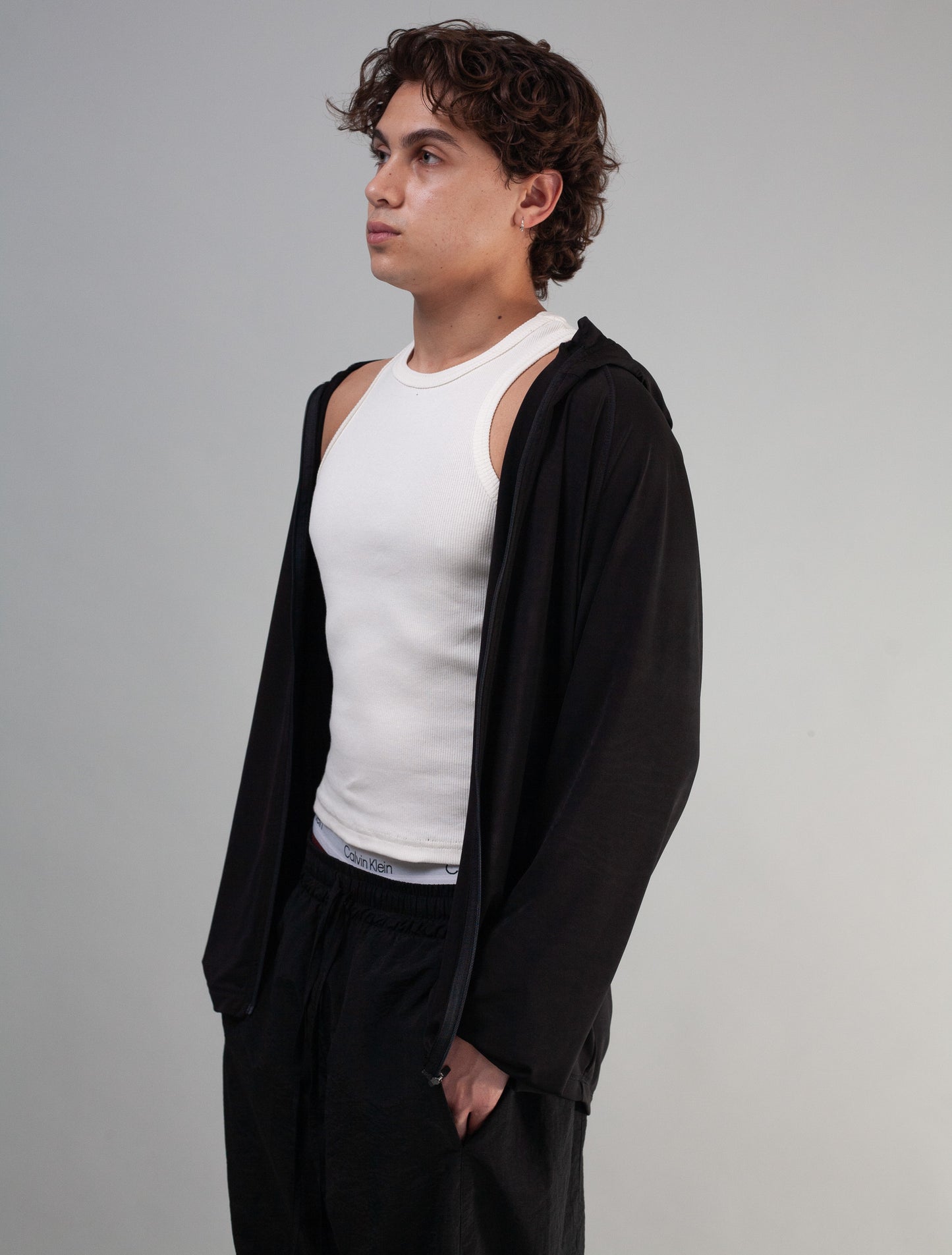 Ribbed Vest (Off White)