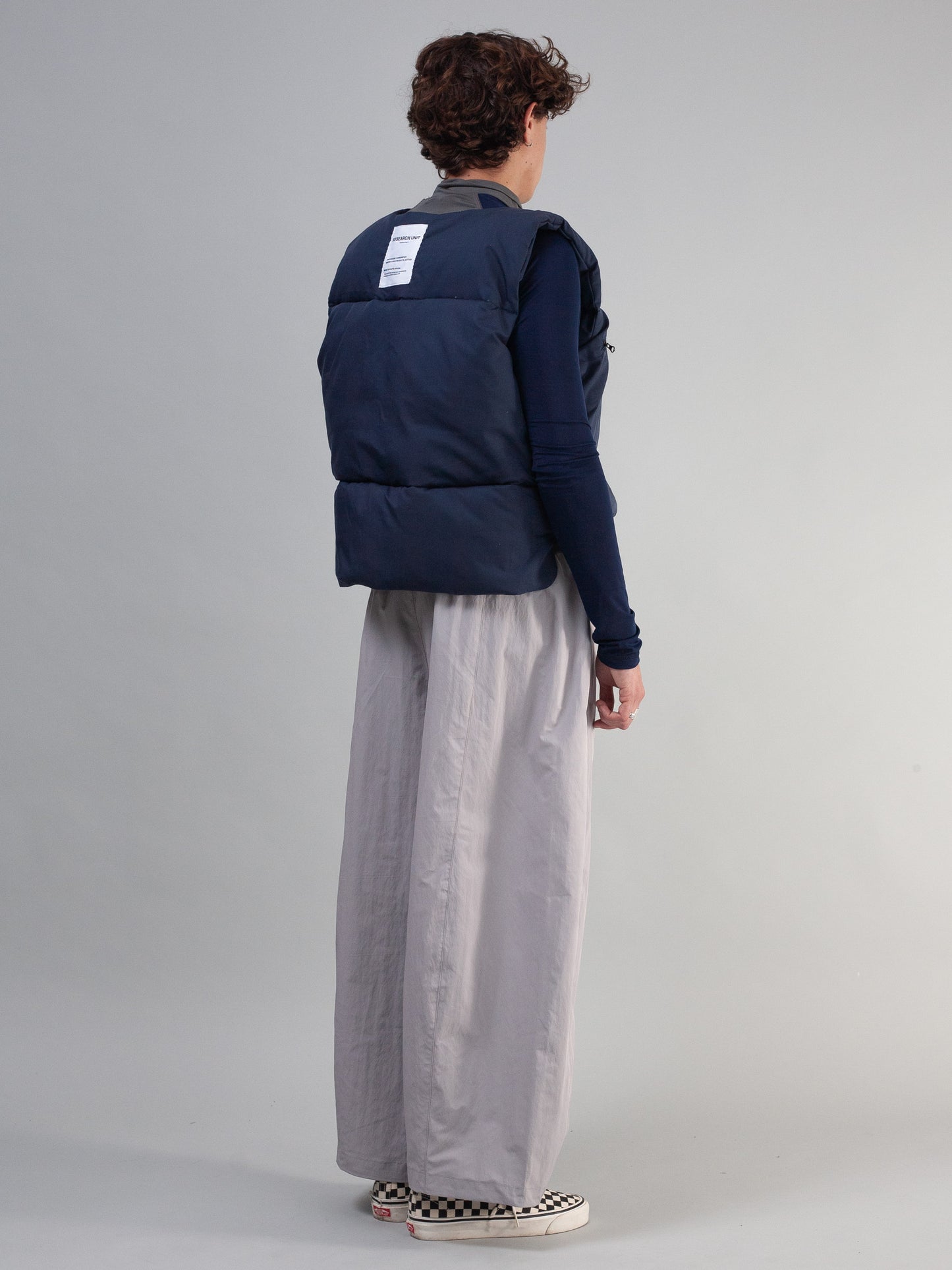 Sleeveless Puffer (Navy)