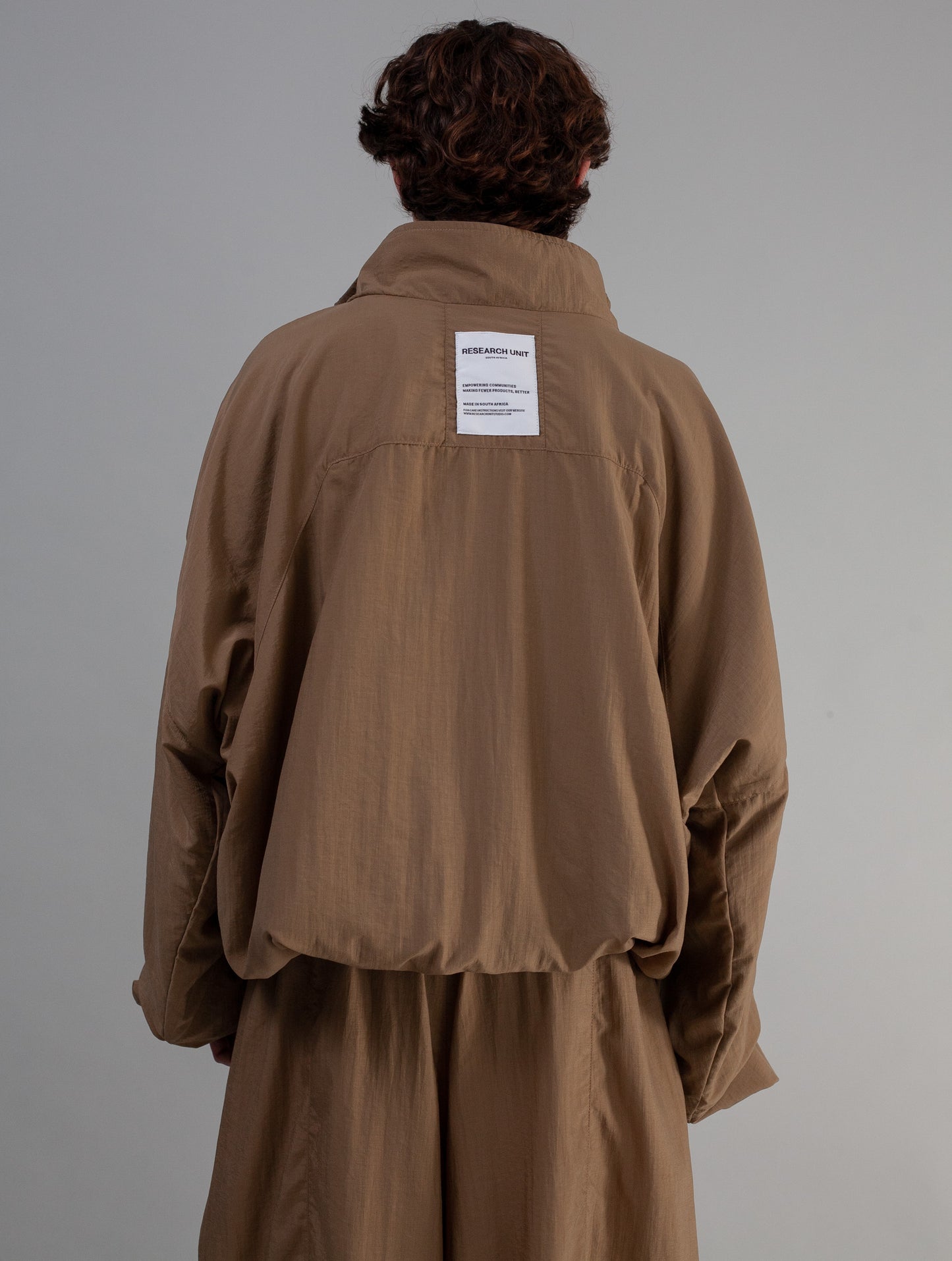 Oversized Reversible Jacket ( Pebble Stone )