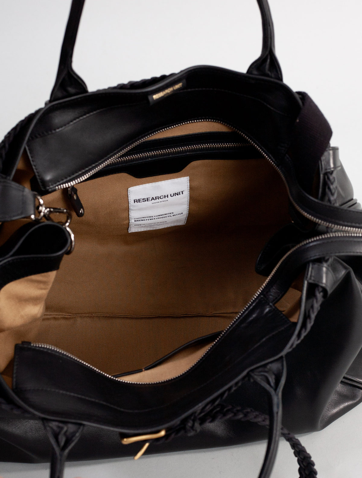 Belt Duffel Bag (Black)