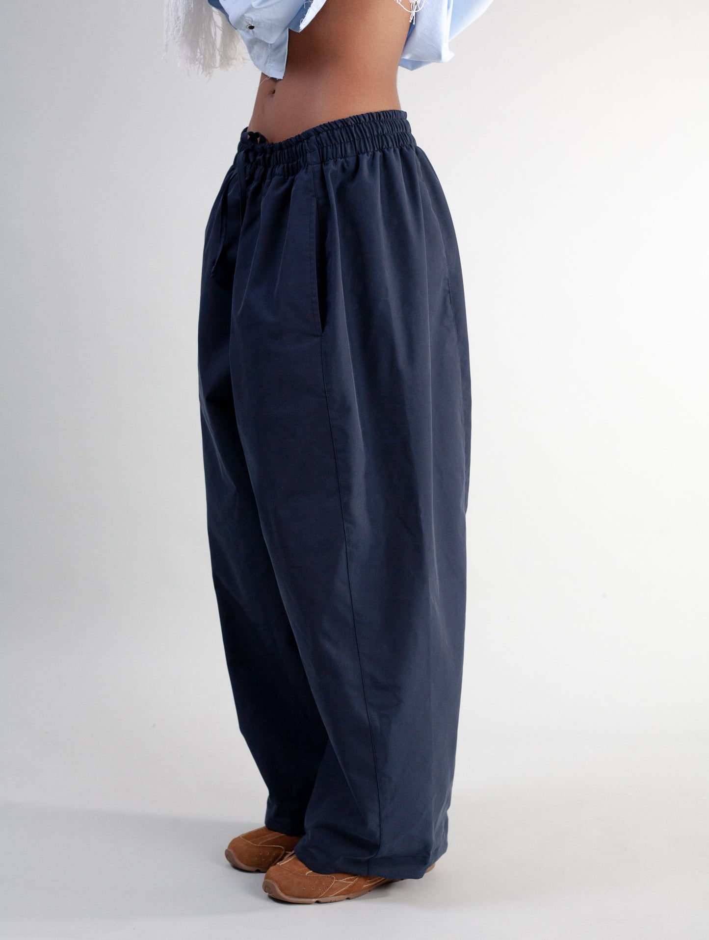 Barrel Pants Tech ( Navy )