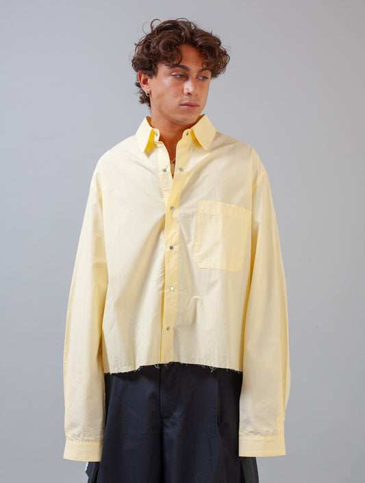 Raw Edged Shirt (Yellow)
