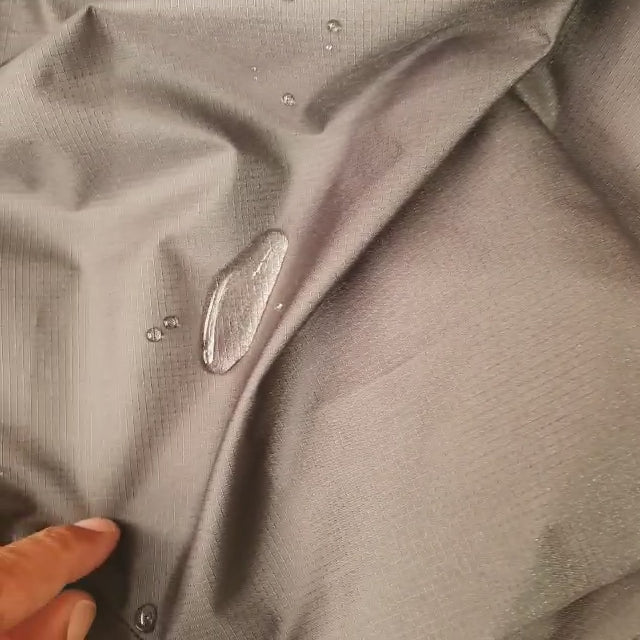 Ripstop Waterproof Rain Jacket (Stone)