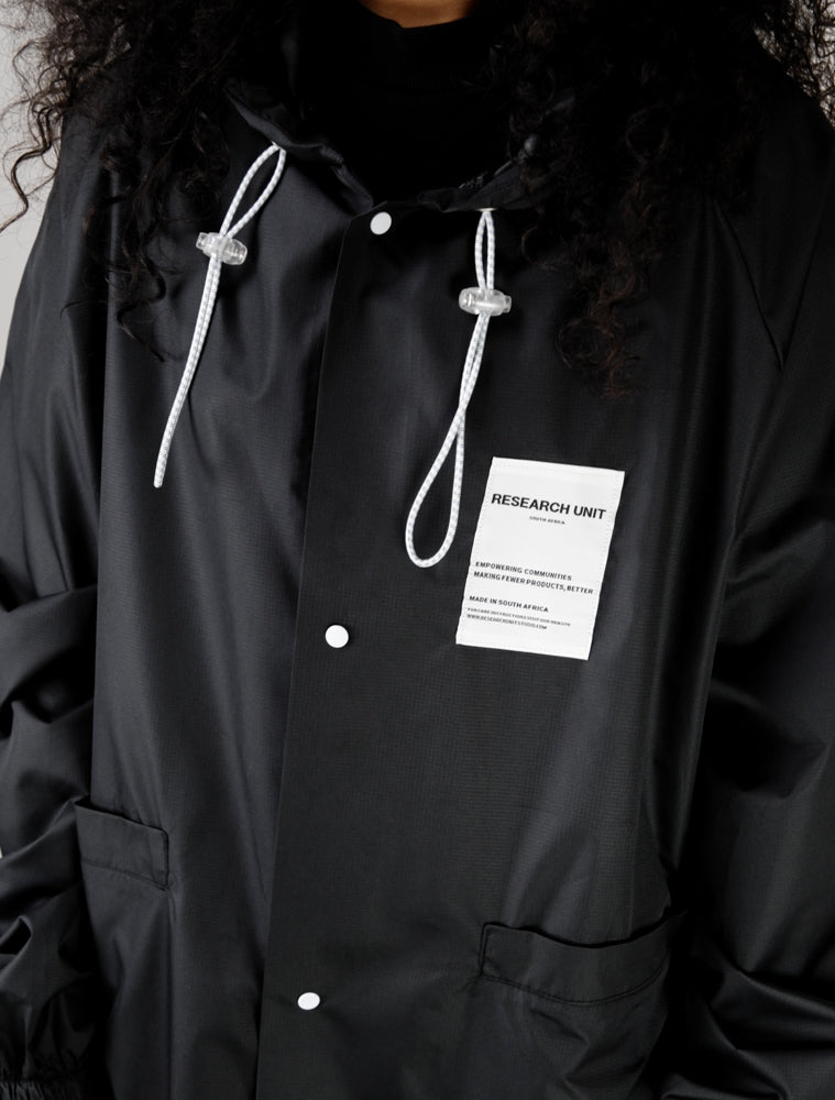 Ripstop Waterproof Raincoat (Black)
