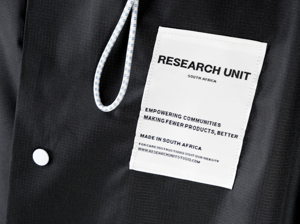 Ripstop Waterproof Raincoat (Black)