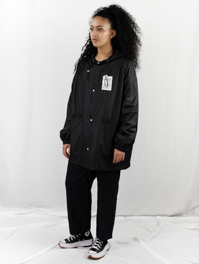 Ripstop Waterproof Rain Jacket (Black)