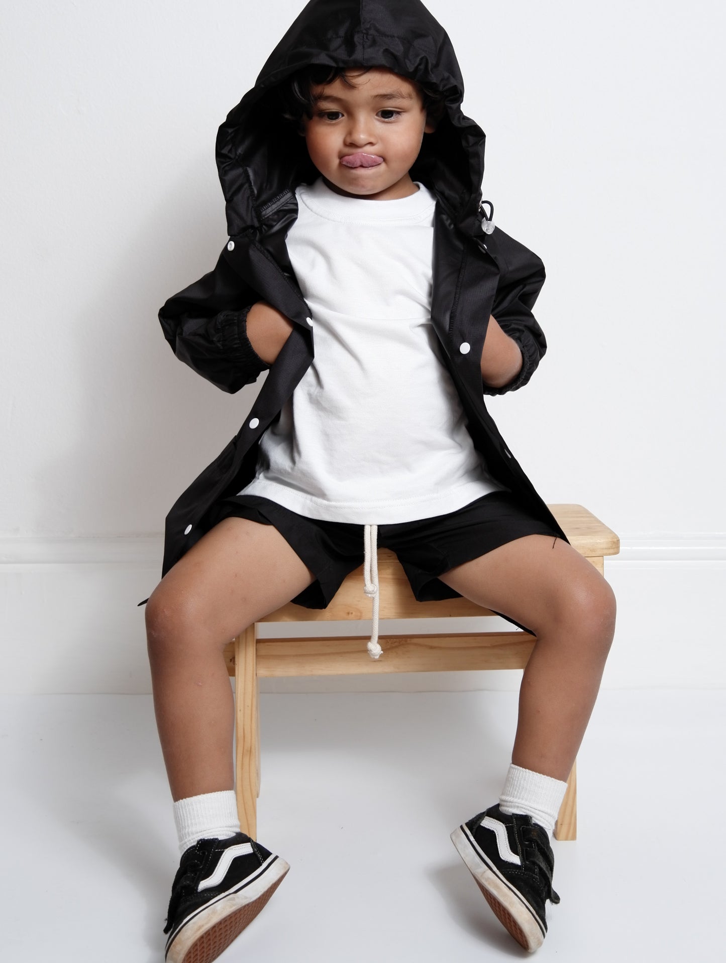 The Stormy Rain Jacket (Black)