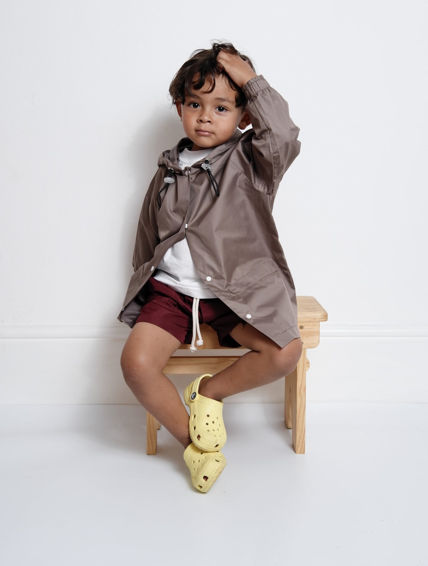 The Stormy Rain Jacket (Stone)