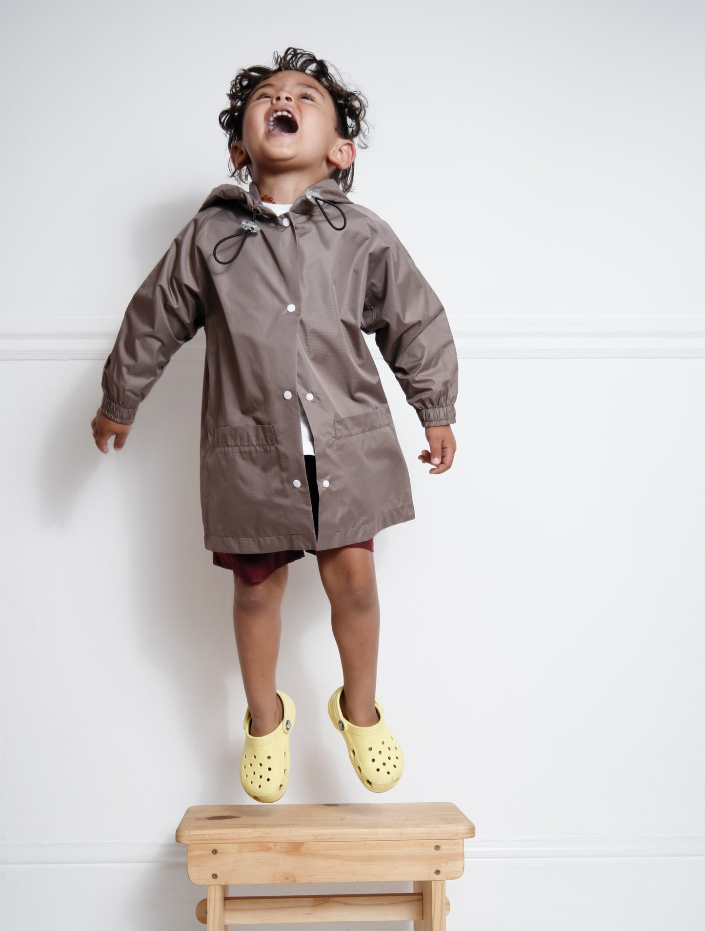 The Stormy Rain Jacket (Stone)