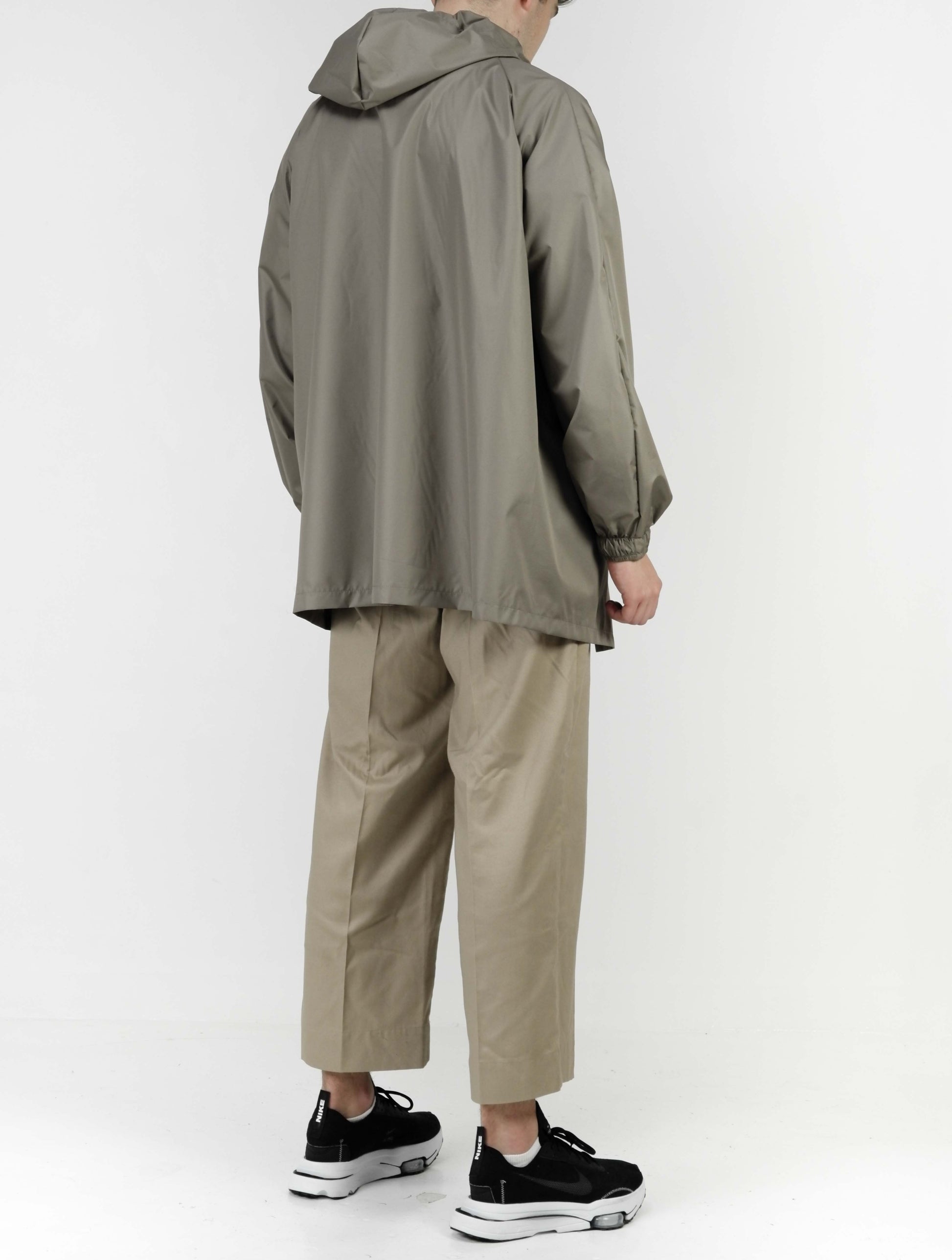 Ripstop Waterproof Rain Jacket (Stone) High Quality and Premium materials. Mid length and unisex