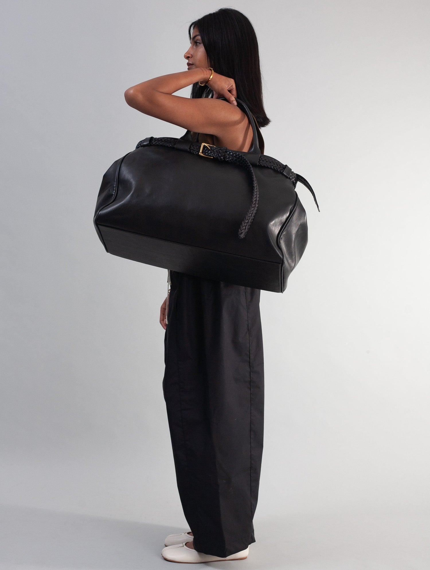 Belt Duffel Bag (Black)
