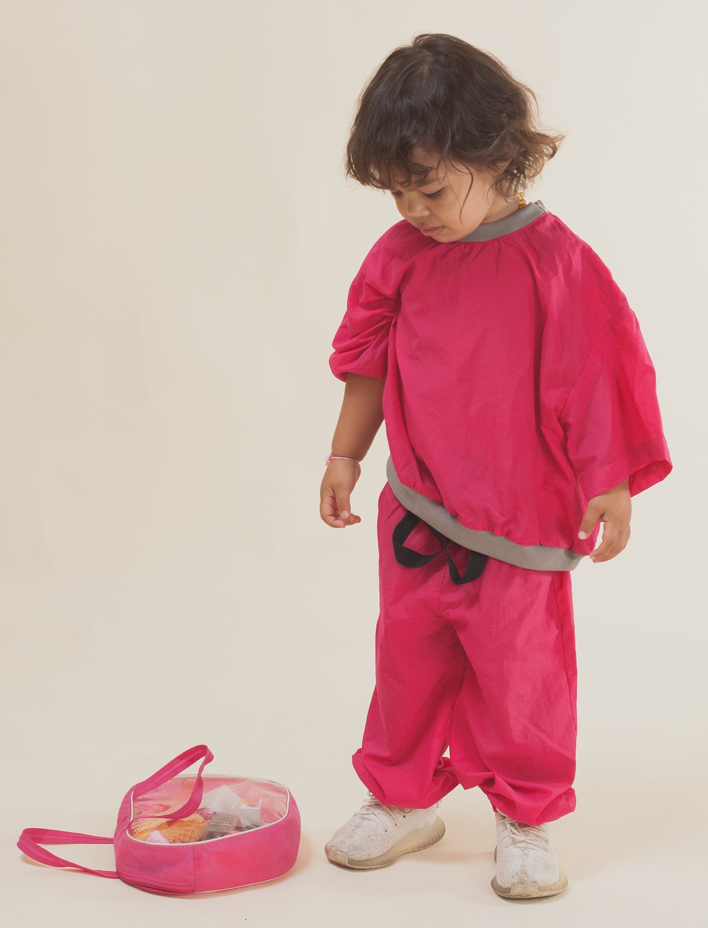 Oversized Kids set- Pink