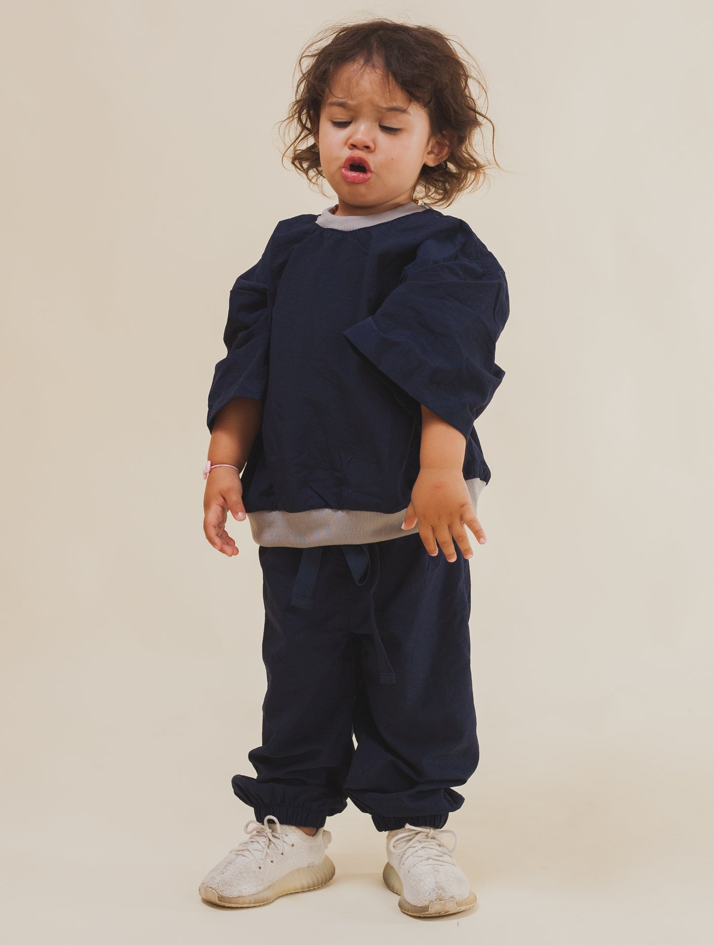 Oversized Kids set- Navy