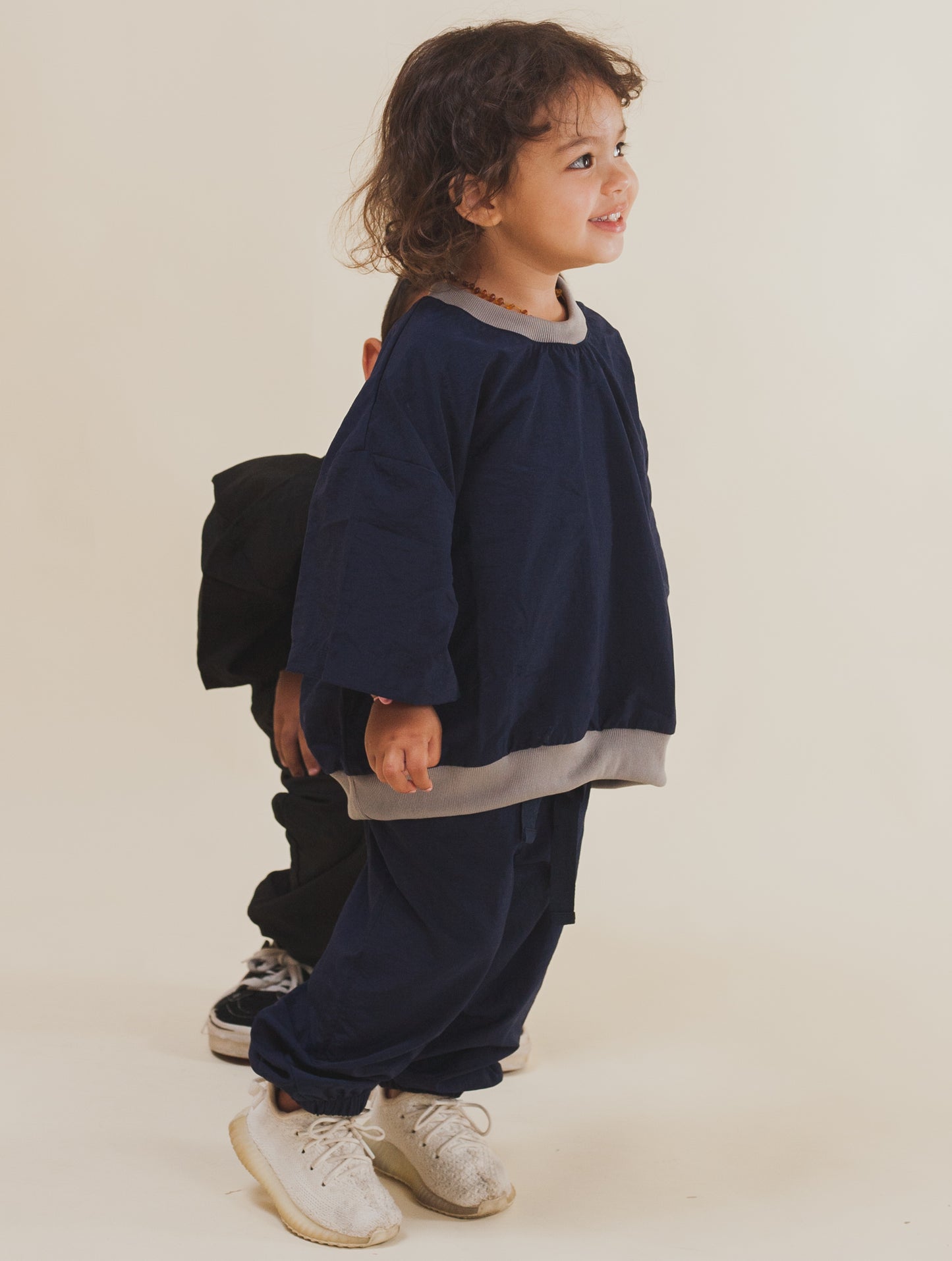 Oversized Kids set- Navy