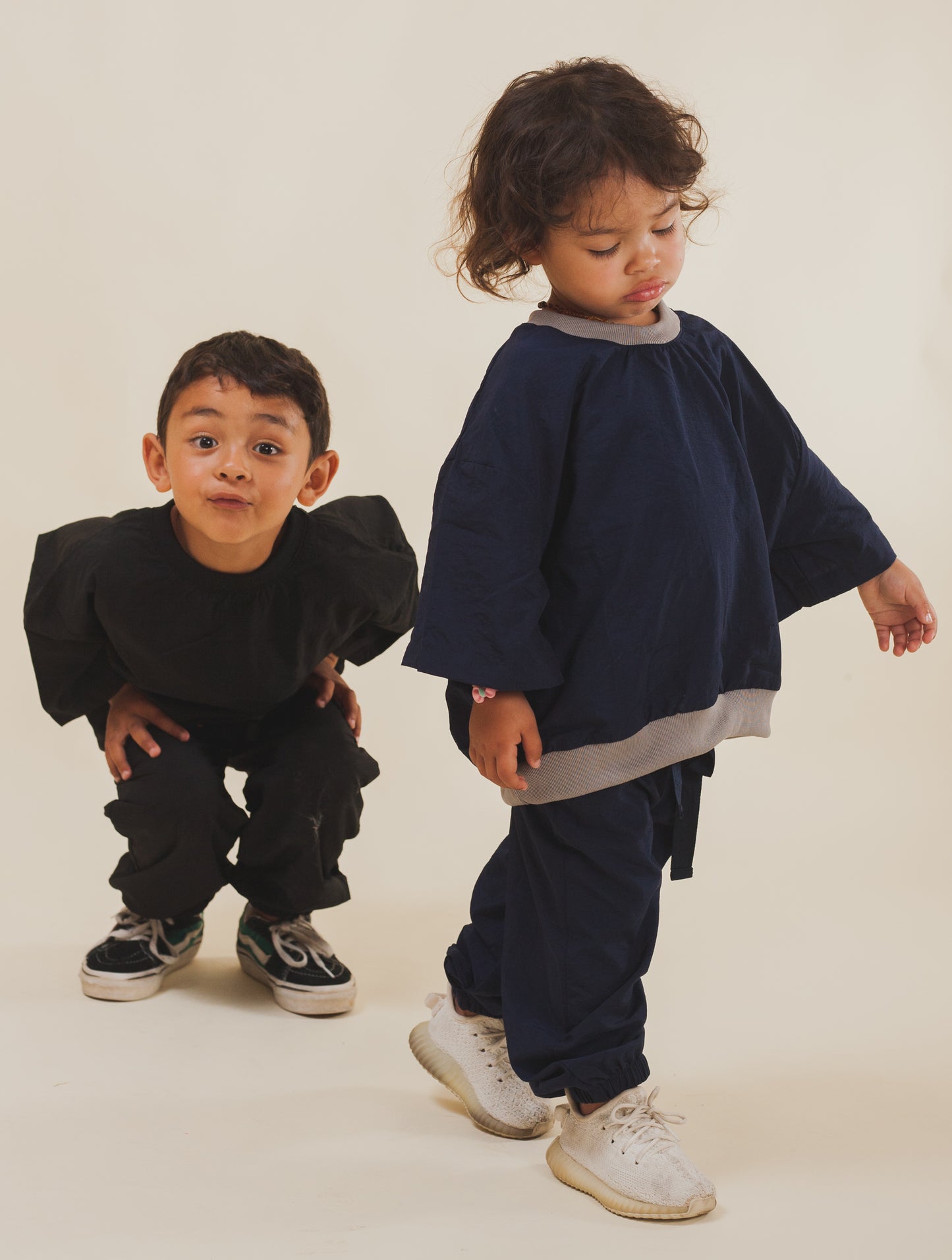 Oversized Kids set- Navy