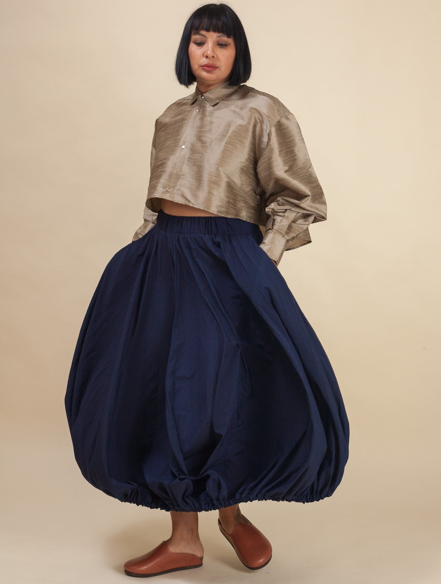 Ginza Skirt Tech (Navy)