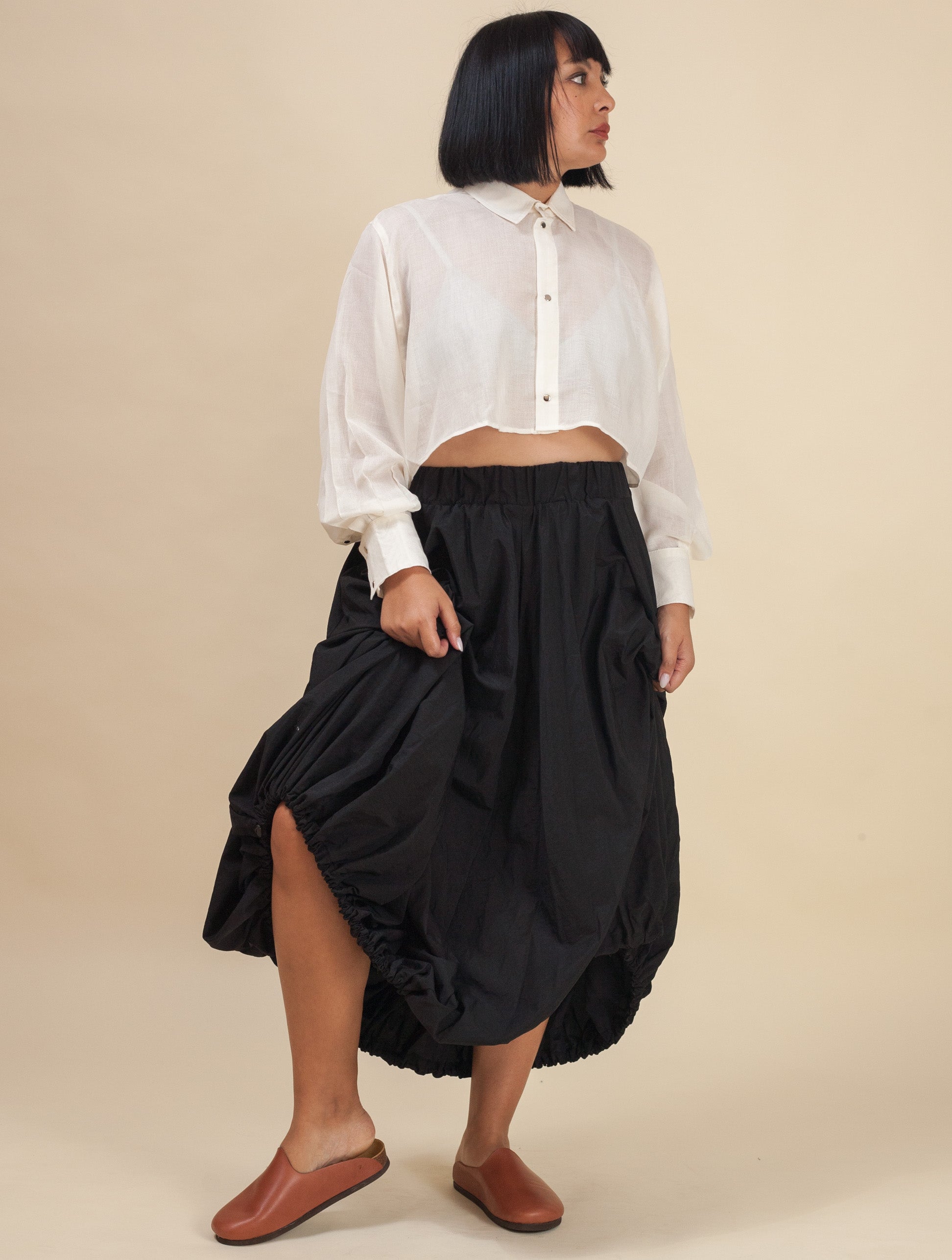 Ginza Skirt Tech (Black)