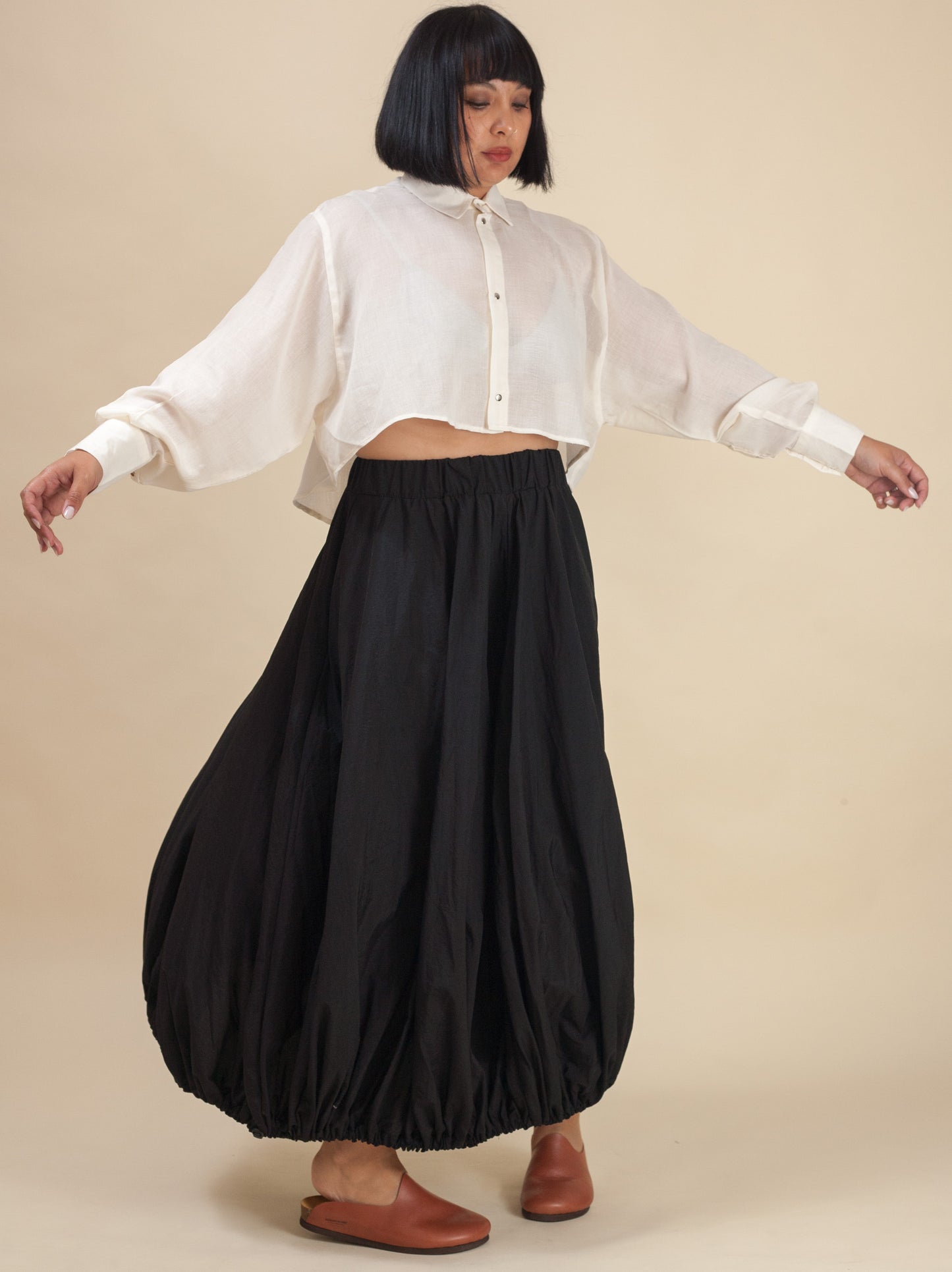 Ginza Skirt Tech (Black)