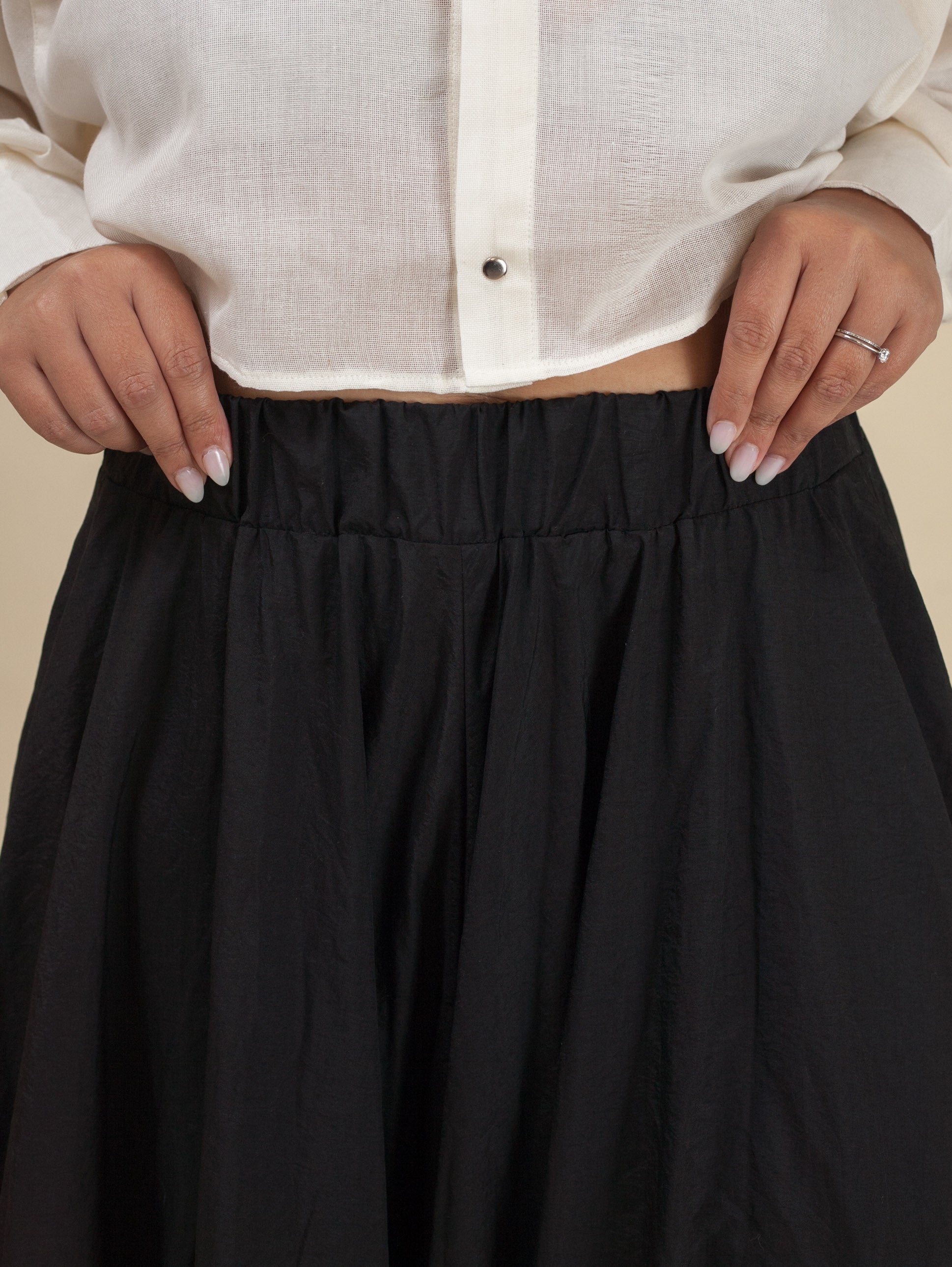 Ginza Skirt Tech (Black)